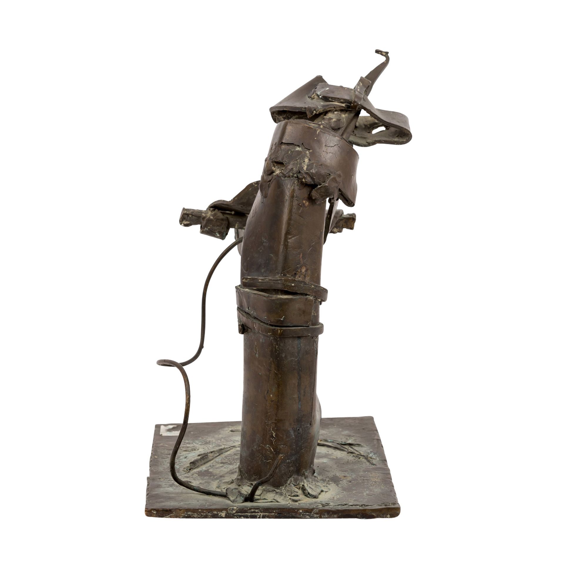 FETTING, RAINER (geb. 1949), "Streetworker",Bronze, abstrahierte Figur eines Straßena - Image 4 of 6