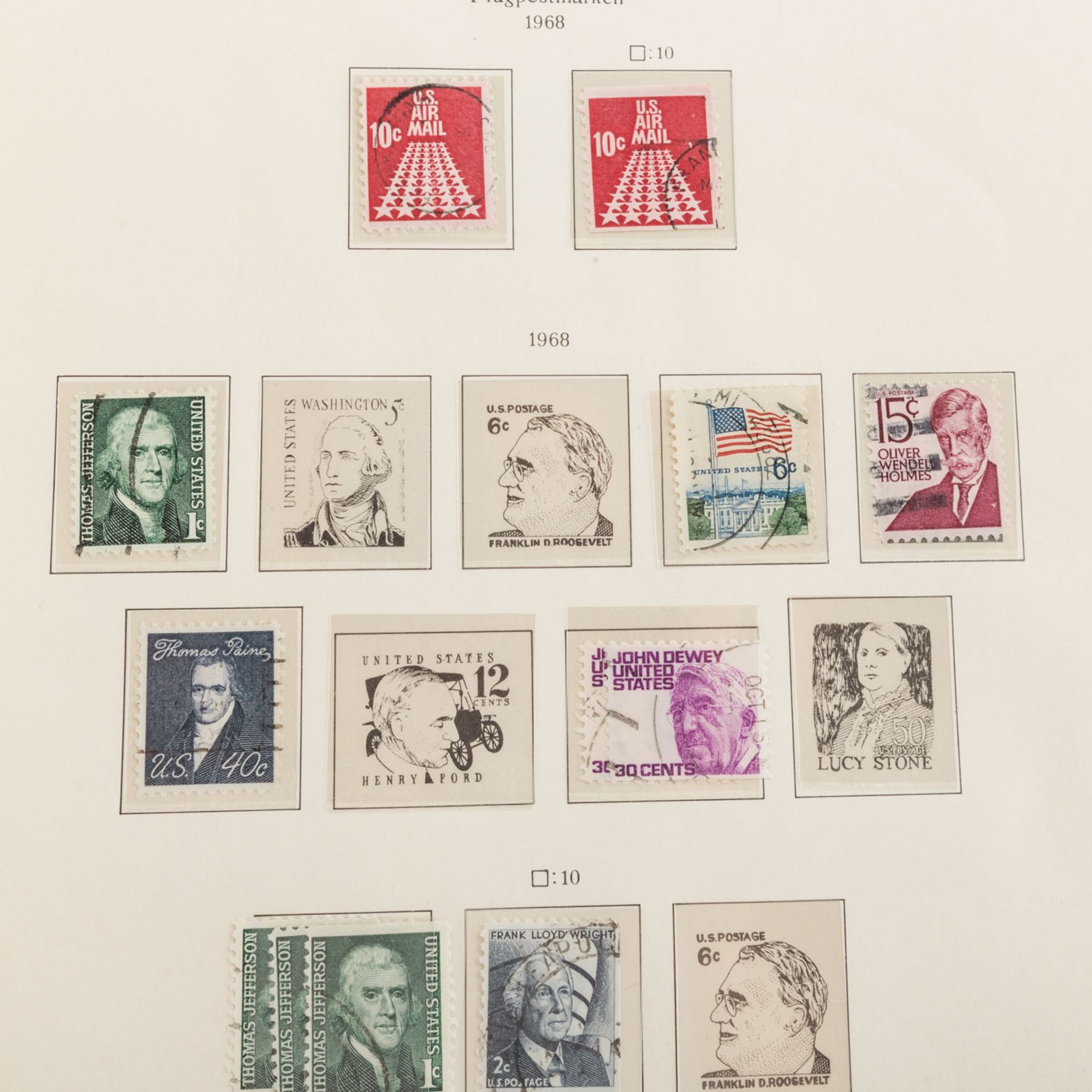 USA 1857 / ca.1988 - Teilsammlungen gestempelt und - Bild 12 aus 20