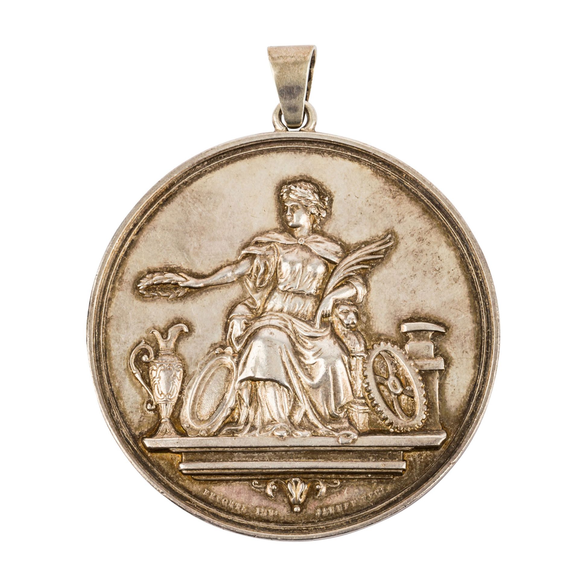 Medaille - Silbermedaille 1880 Graz/Österreich (v. Jauner),<