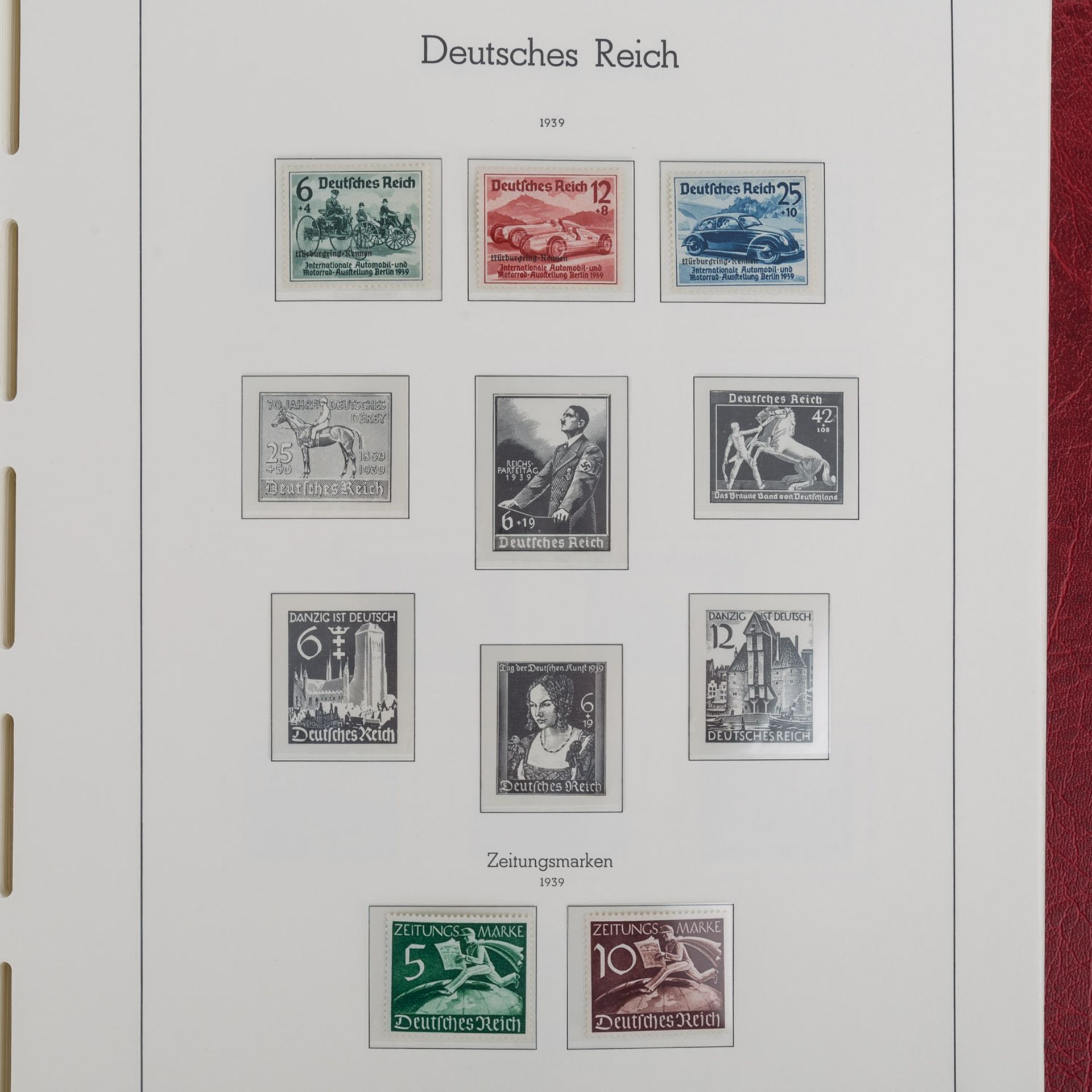 Deutsches Reich, DDR, 2 Leuchtturm-Klemmbinder - Bild 2 aus 5