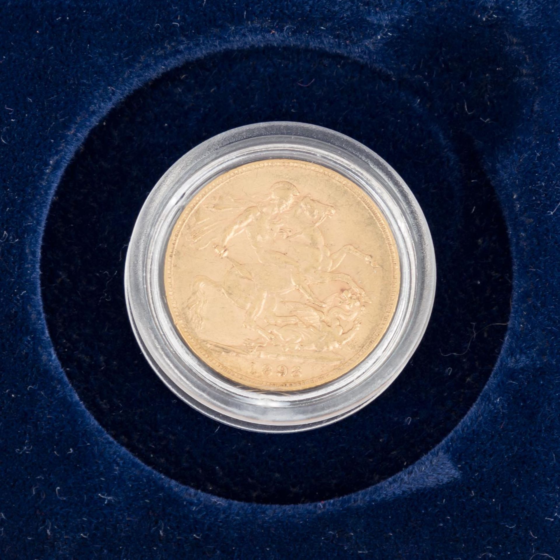 GB/GOLD - 2 x 1 Sovereign + 3 x 1/2 Sovereign, - Bild 3 aus 4