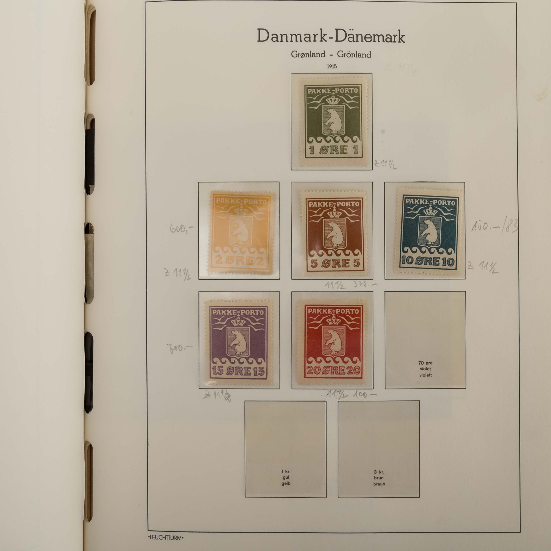 Dänemark / Grönland 1854-ca.1975 - Teilsammlung Dänemark.<br - Bild 5 aus 7