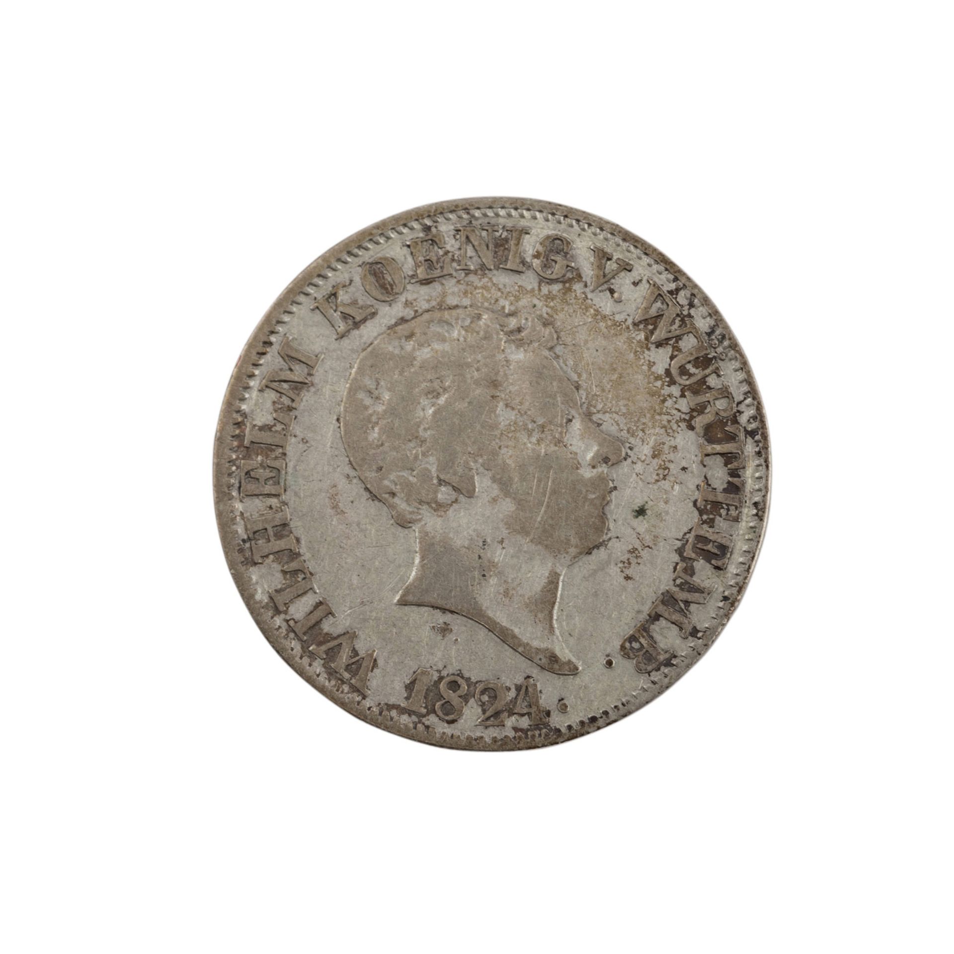 Württemberg - 12 Kreuzer 1824, Wilhelm, s./ss,<