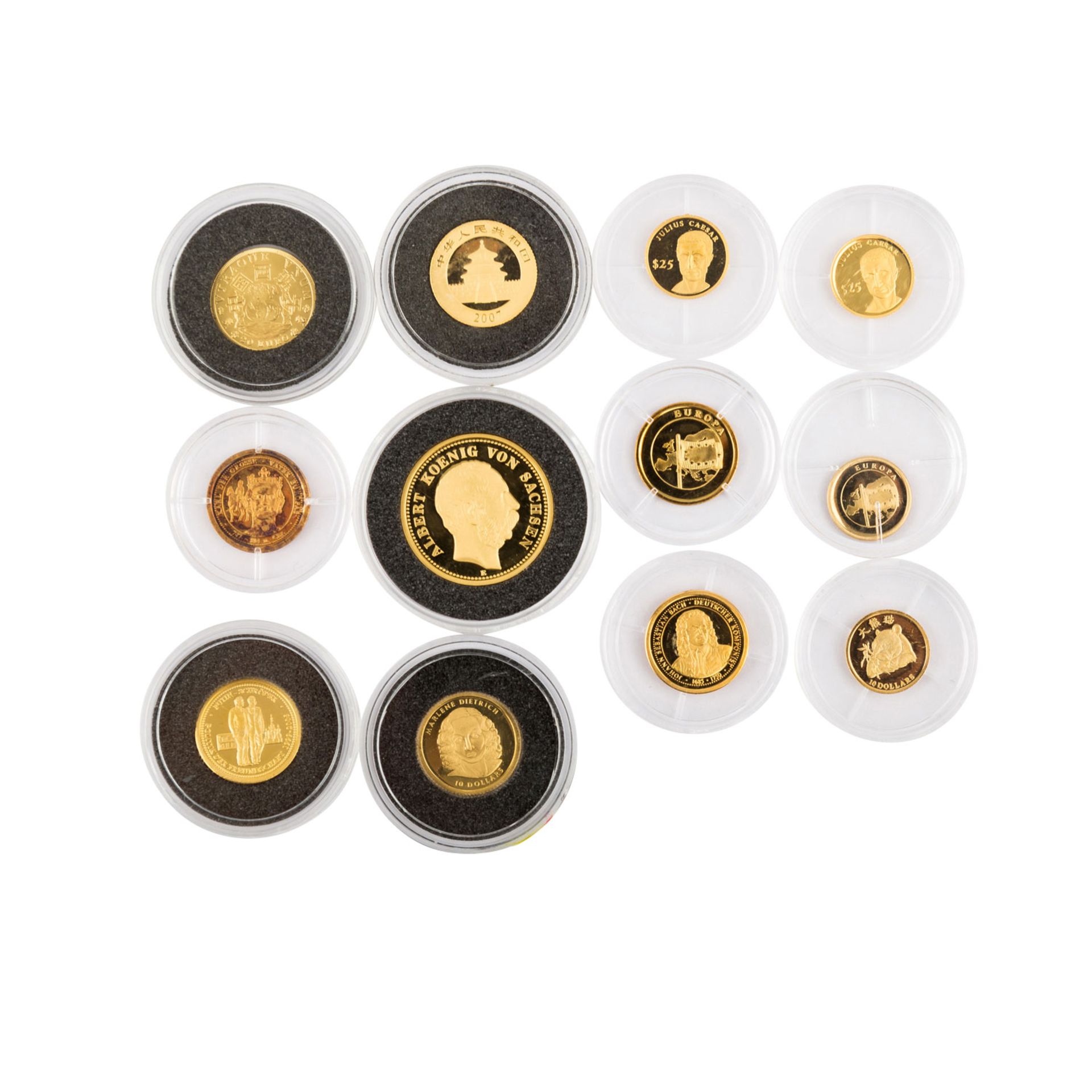 Münzen und Medaillen, in GOLD -<