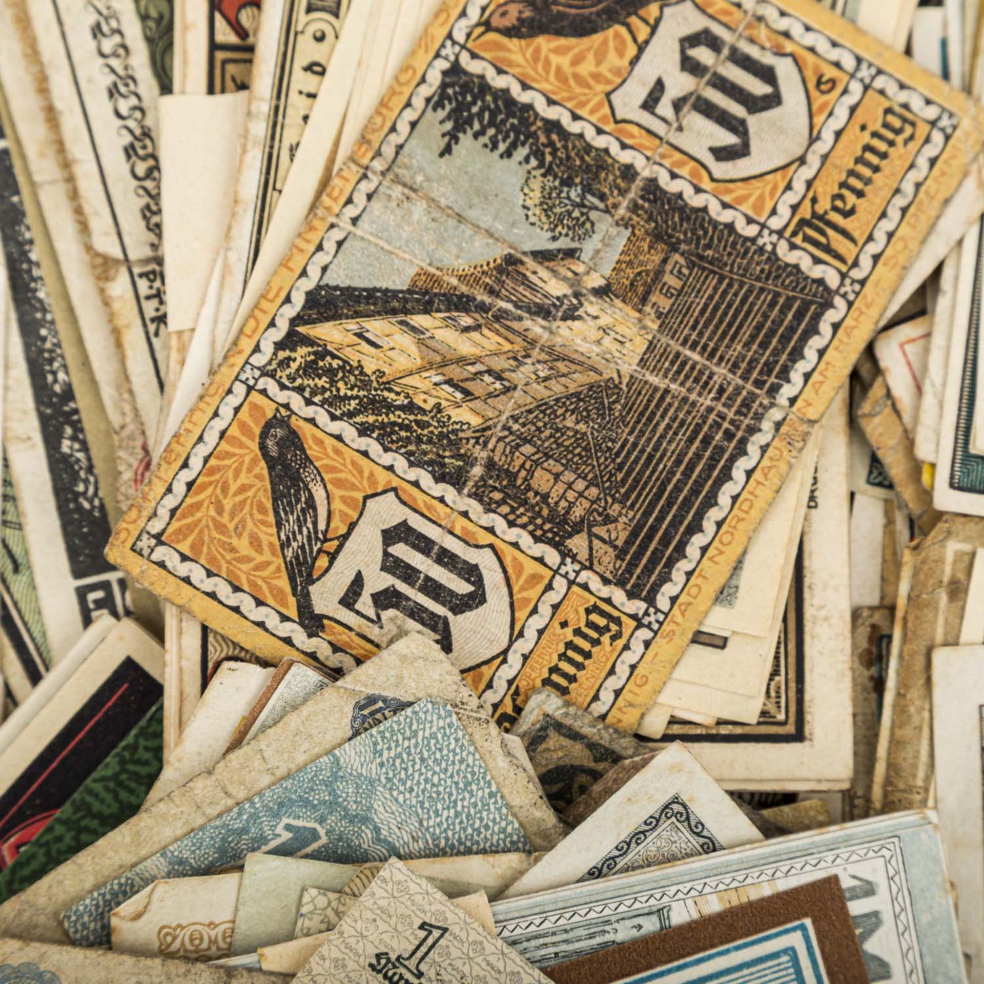 Banknoten, Deutschland, Österreich -Ungarn, Sowjetunion, 20.Jh. -< - Bild 2 aus 5
