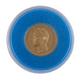 Hessen/Gold - 10 Mark 1893/A, Großherzog Ernst Ludwig, ss+.,<