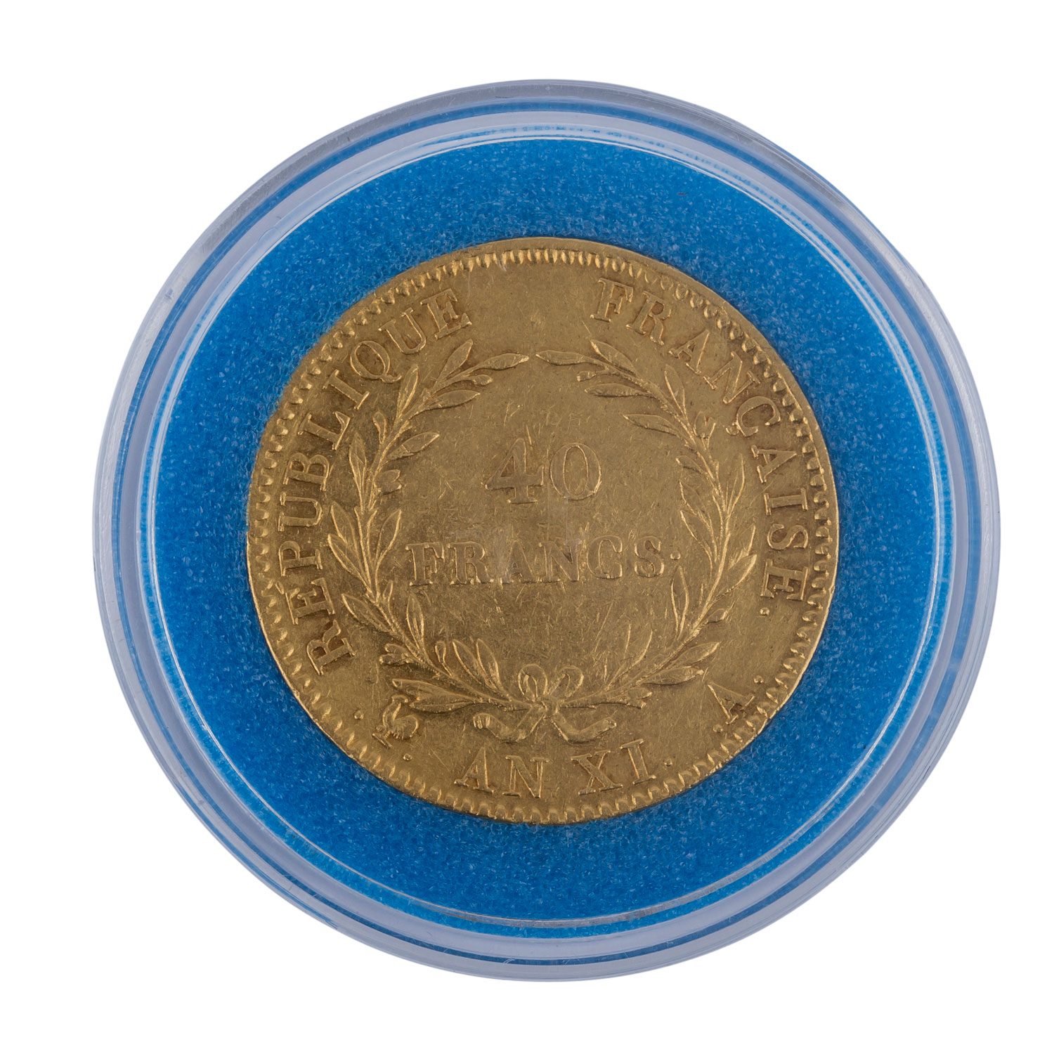 Frankreich/Gold - 40 Francs Jahr XI/A, Premier Consul Bonaparte, ss., - Image 2 of 2