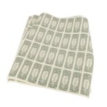 USA - 3 Banknotenbögen mit insgesamt 96 x 1 Dollar 1995,<