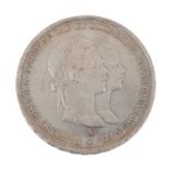 Kaiserreich Österreich - 2 Gulden 1854/A,<