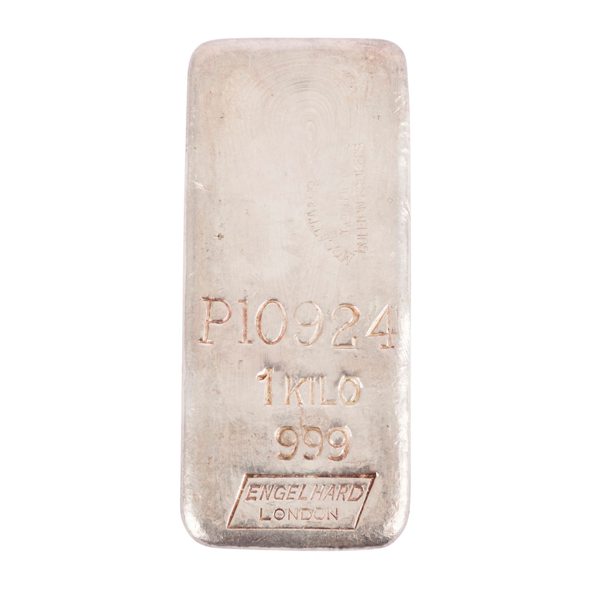 Historischer Silberbarren - 1 kg,