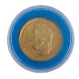 Frankreich/Gold - 40 Francs 1833/A, Louis Philippe I., ss.,