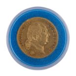 Frankreich/Gold - 40 Francs 1818/W, Louis XVIII., ss.,