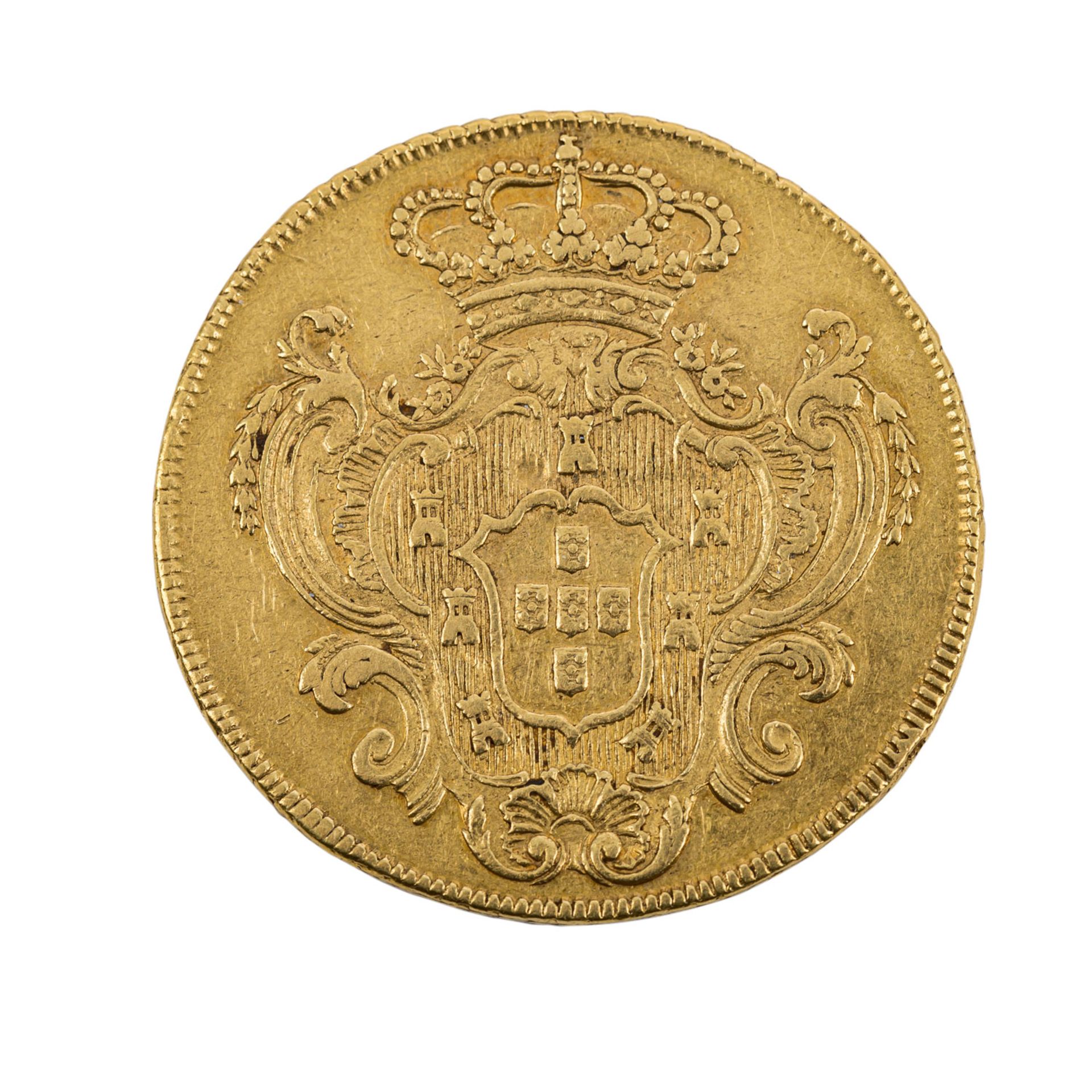 Portugal/GOLD - 4 Escudos (6400 Reis) 1789, - Bild 2 aus 2