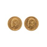 Russland/GOLD - 2 x 5 Rubel 1898 r