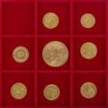 GOLDLOT historischer Münzen ca. 70 g fein, bestehend aus USA 20 Dollars 1922<