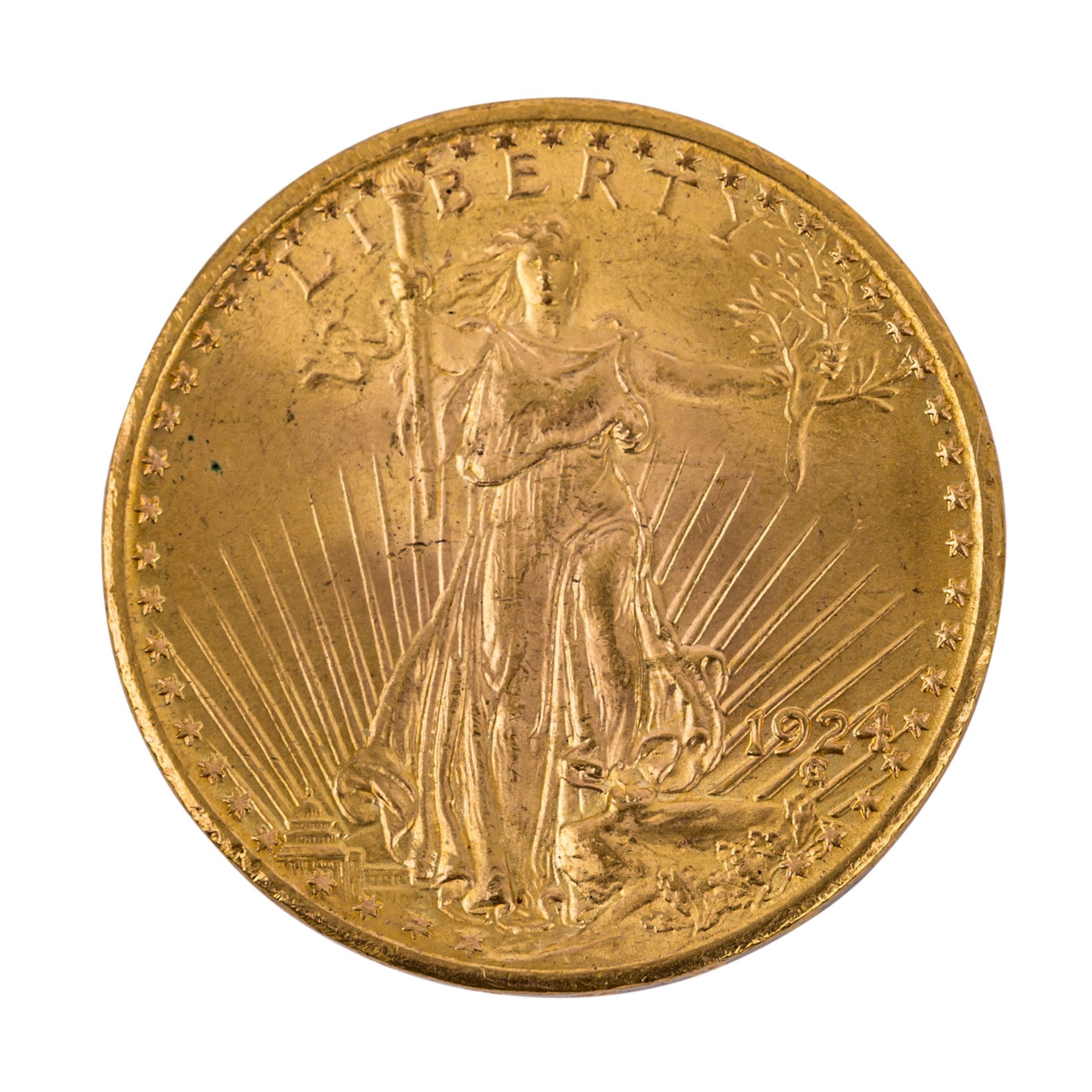 USA/GOLD - 20 Dollars 1924 Liberty Statue, - Bild 2 aus 2