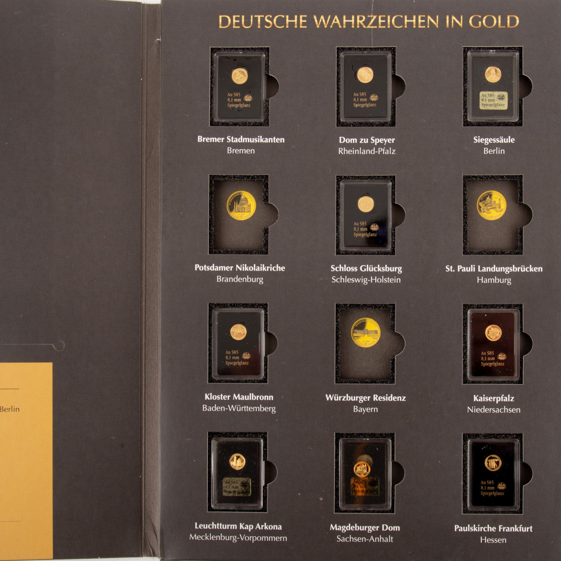 Deutschland in GOLD -2 x Gold-Set "Die Größten Deutschen in Gold" mit insg. 19 Goldmedaillen zu je - Bild 5 aus 7