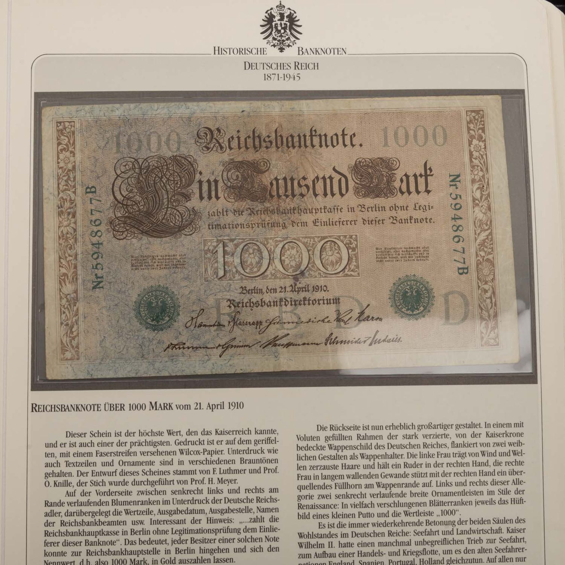 Ca. 80 Noten Deutschland,etwas bis Hochinflation, wenige Bessere wie z. B. Reichsbahndirektion - Bild 7 aus 10