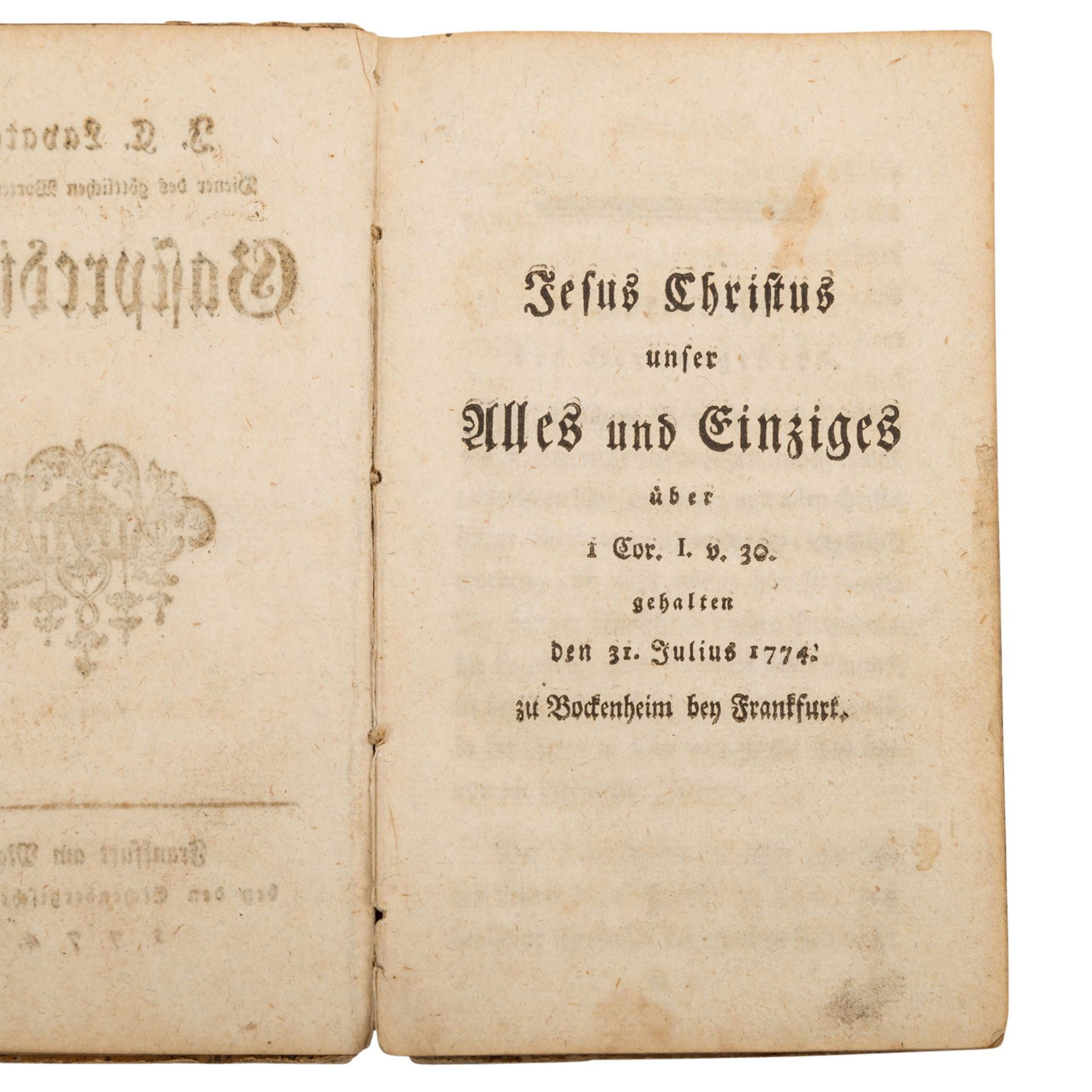 Konvolut Bücher 18. & 19. Jh.Insgesamt ca. 16 Bücher, u.a. Themen aus dem politischen, religiösen - Bild 3 aus 4