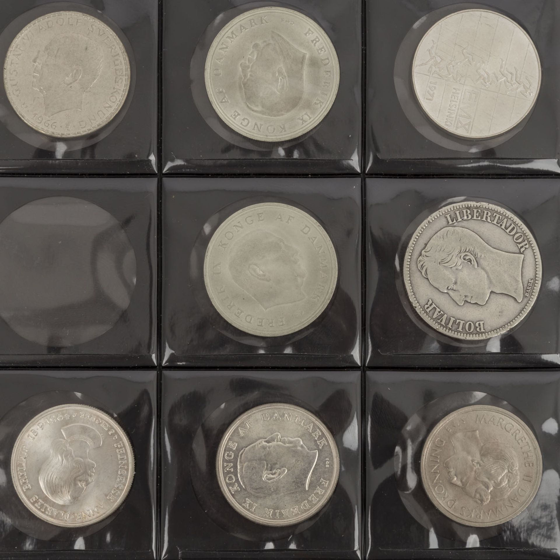 Welt-Sammlung Album,ab Kleinmünzen, dabei auch Silber, wie z. B. 5 S. Südafrika, am besten - Bild 4 aus 5