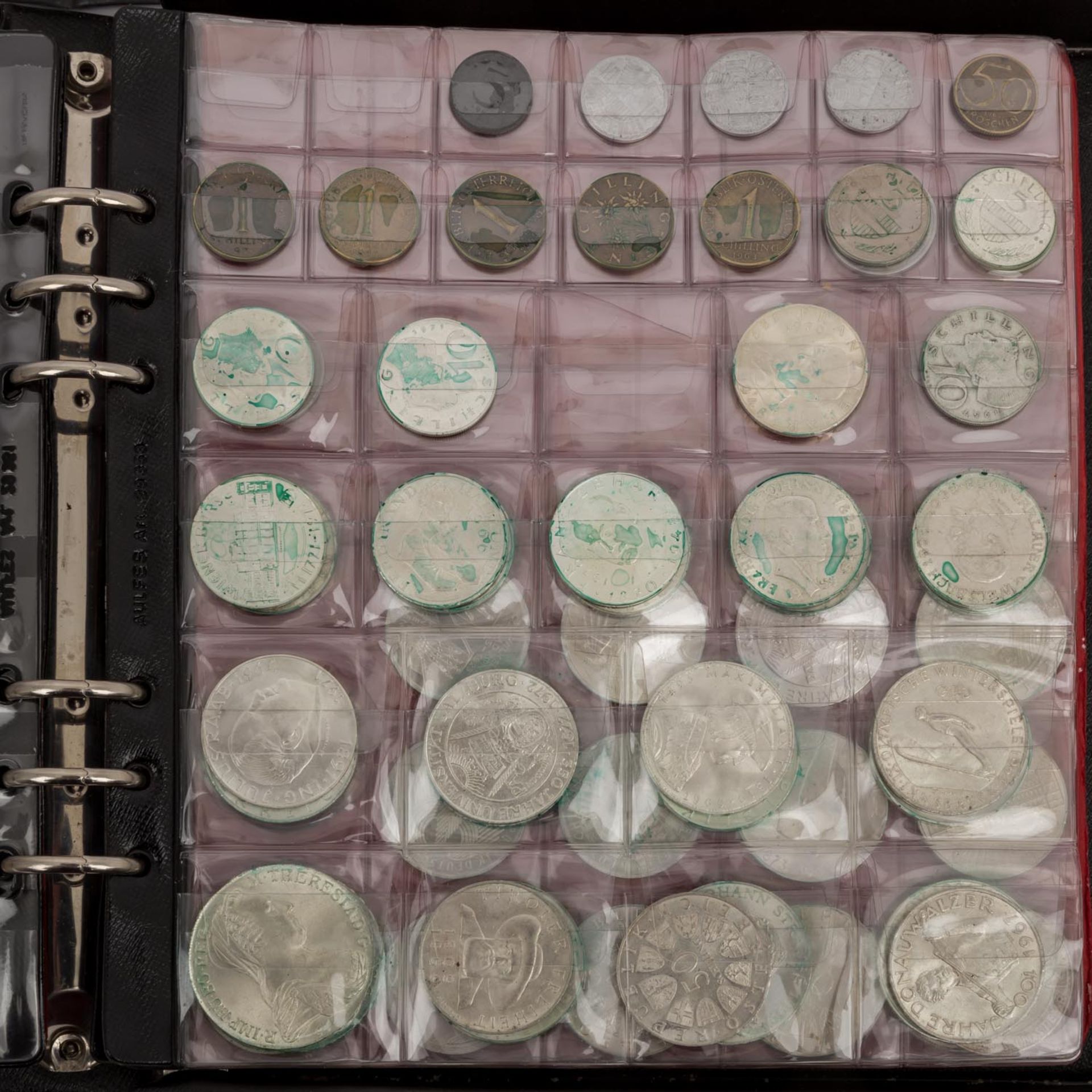 2 Münzalben mit überwiegend Österreich und BRD Silber,dazu 3 GOLDMÜNZEN Schweiz 20 Franken Vreneli - Bild 8 aus 14