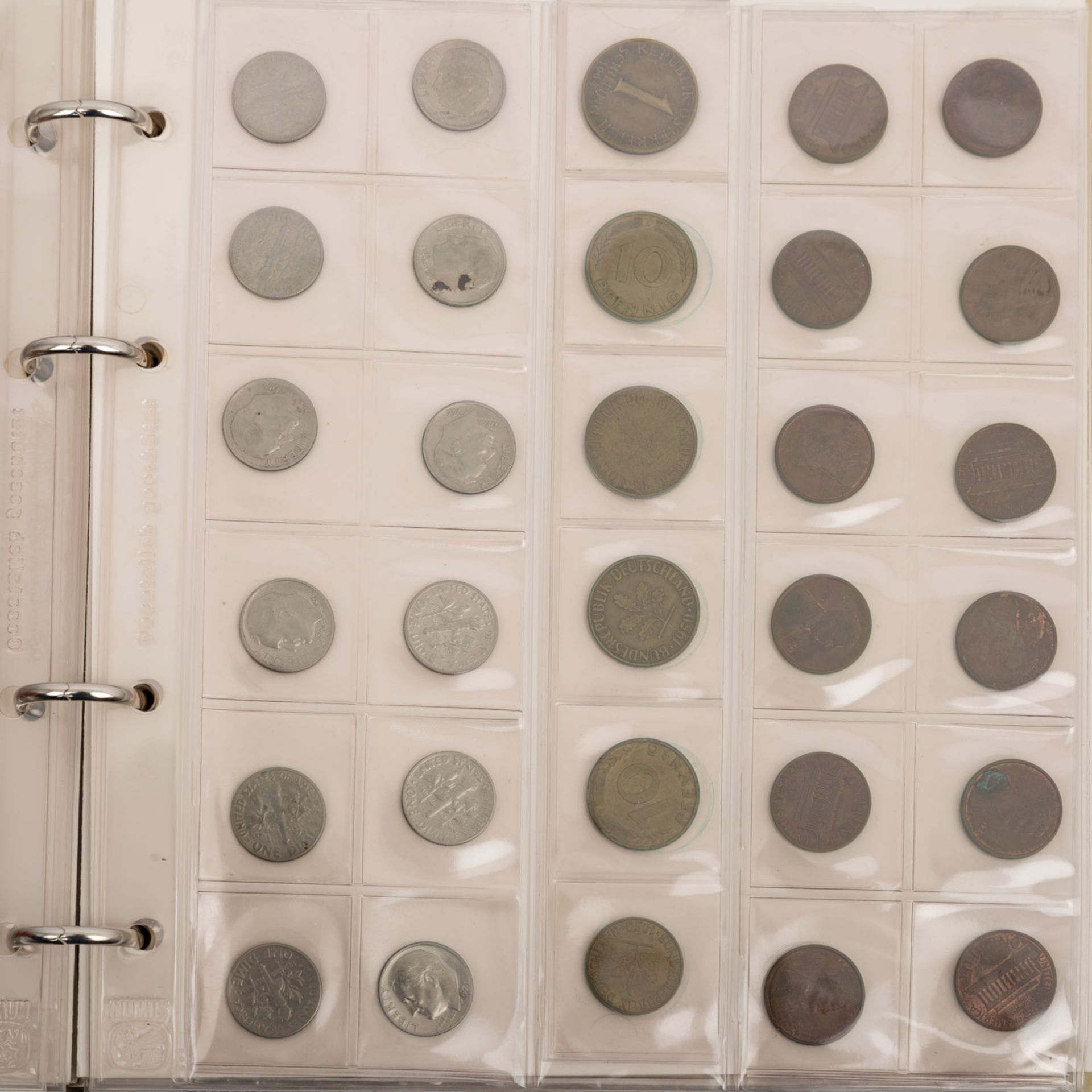 2 Alben und lose Münzen, überwiegendBRD mit 10 DM, 5 DM, auch IIIl. Reich 21 x 5 Reichsmark, etwas - Bild 4 aus 8