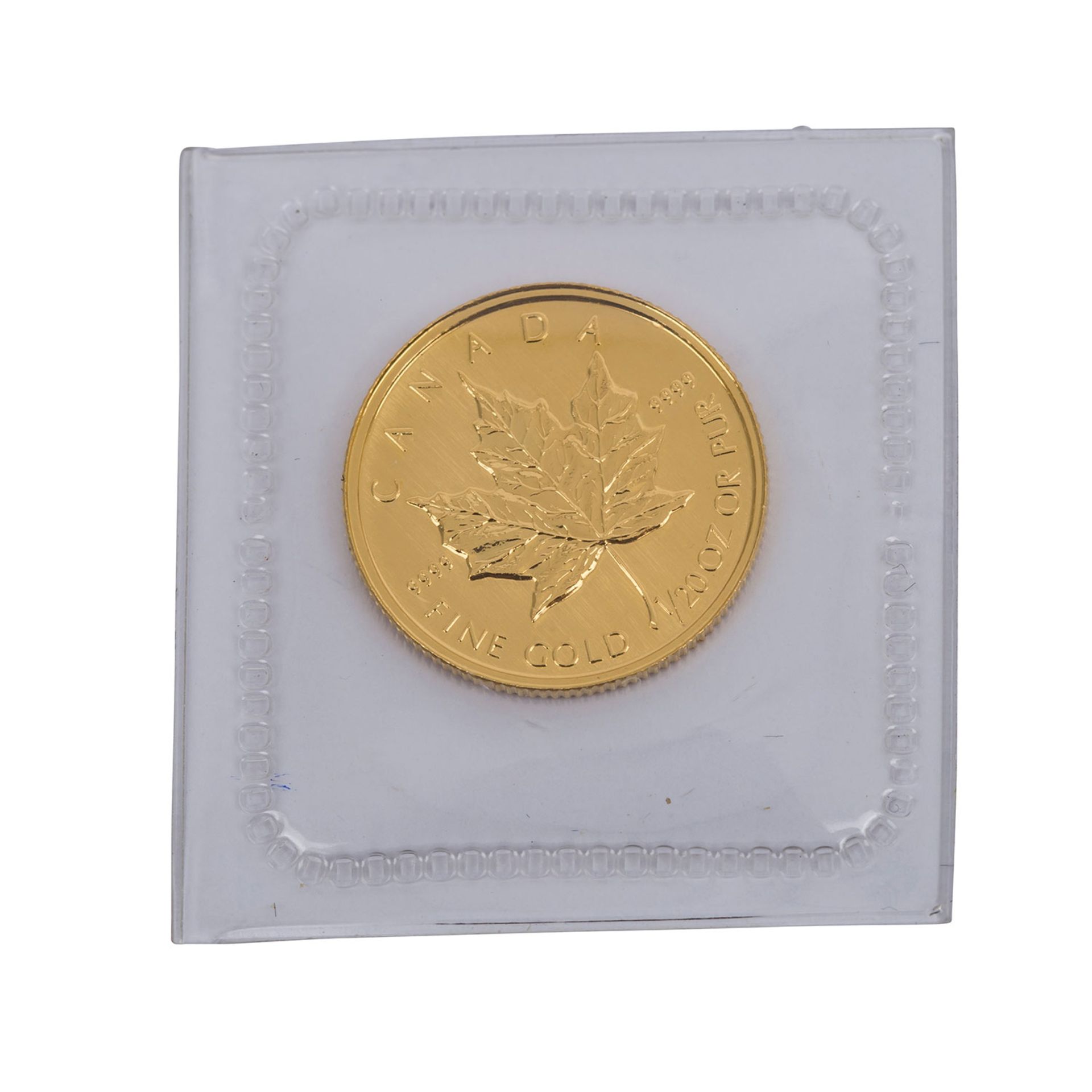 1/20 Unze - Kanada, Maple Leaf,1 Dollar 1993, stgl.1/20 ounce - Canada, Maple Leaf, 1 dollar 1993, - Bild 2 aus 2