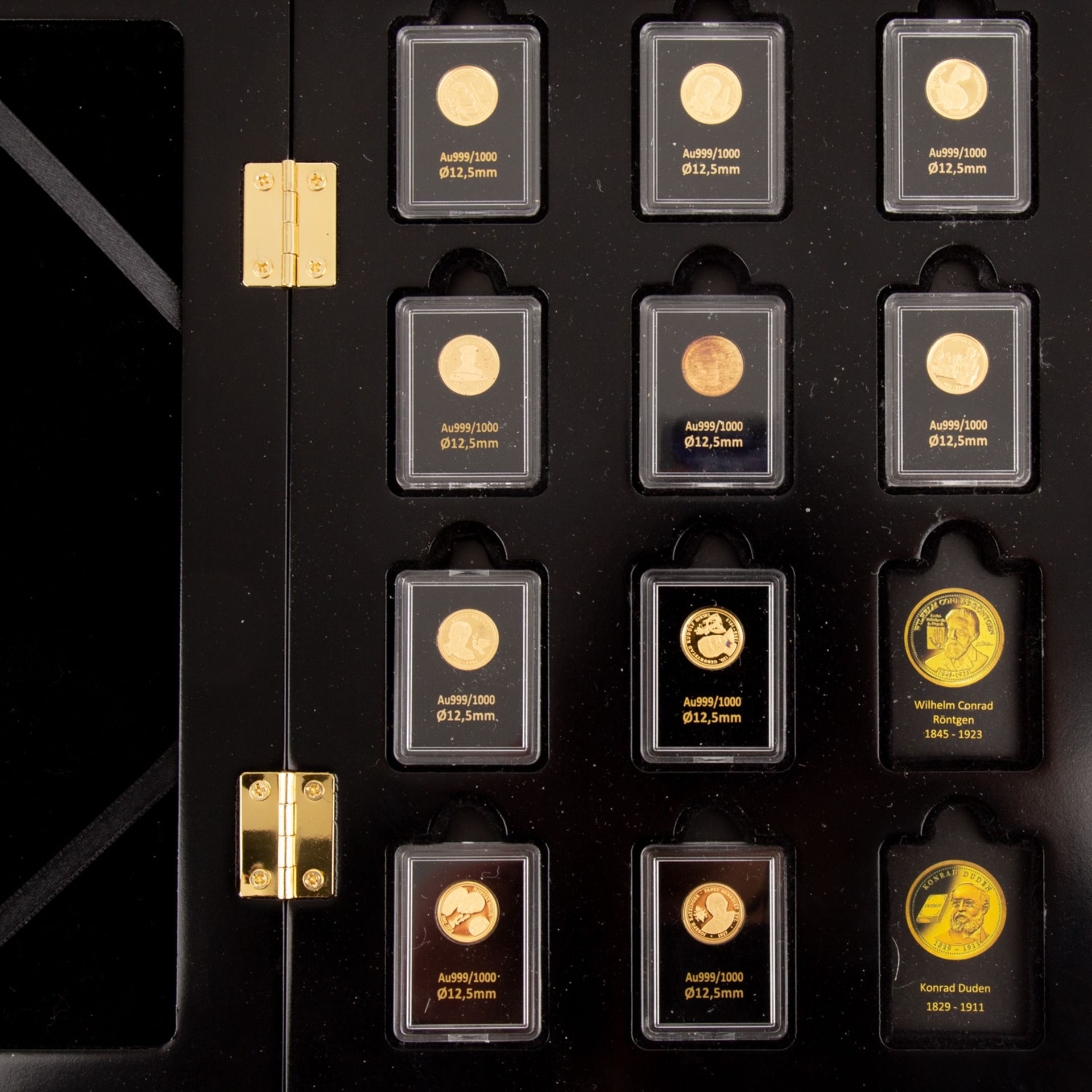 Deutschland in GOLD -2 x Gold-Set "Die Größten Deutschen in Gold" mit insg. 19 Goldmedaillen zu je - Bild 2 aus 7