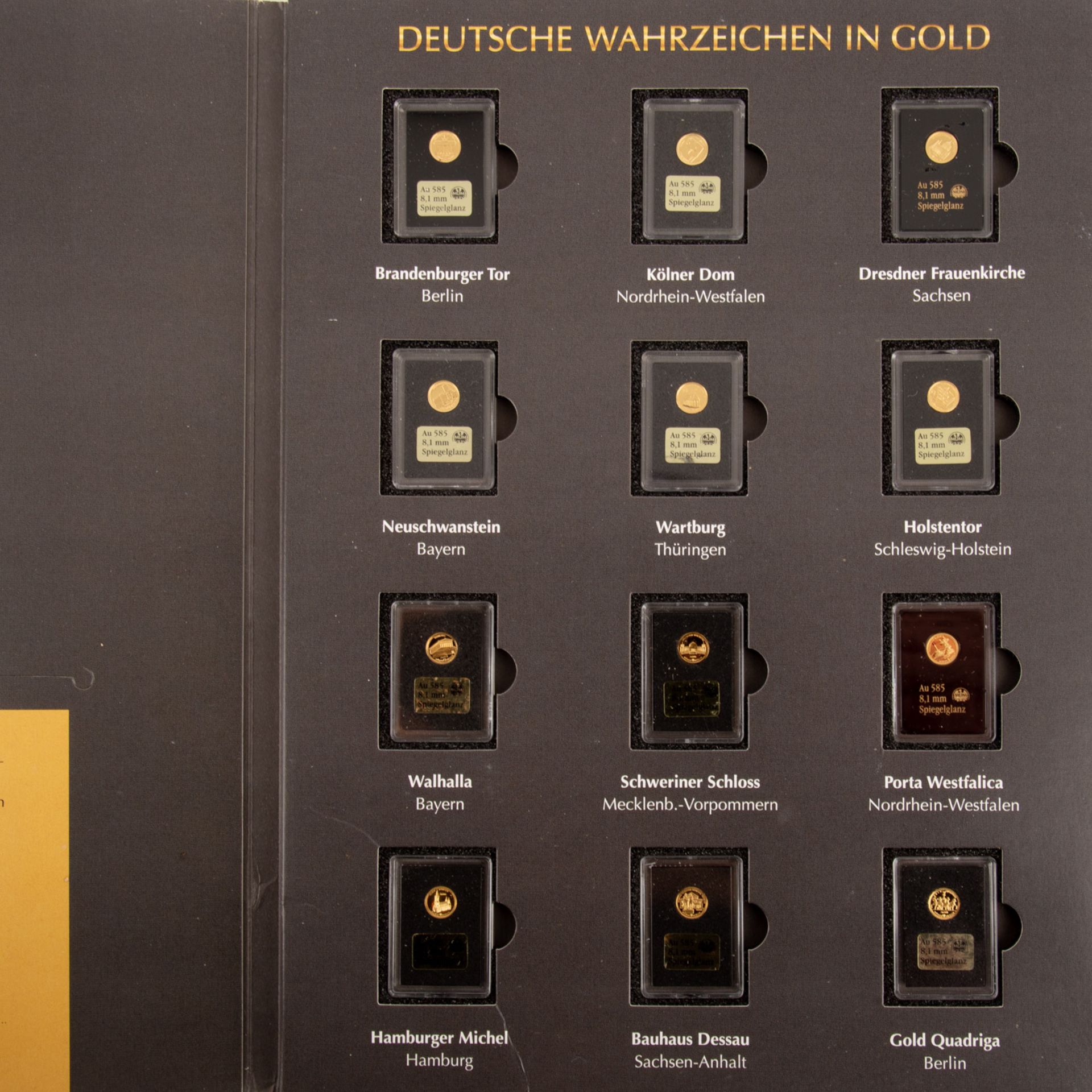 Deutschland in GOLD -2 x Gold-Set "Die Größten Deutschen in Gold" mit insg. 19 Goldmedaillen zu je - Bild 6 aus 7