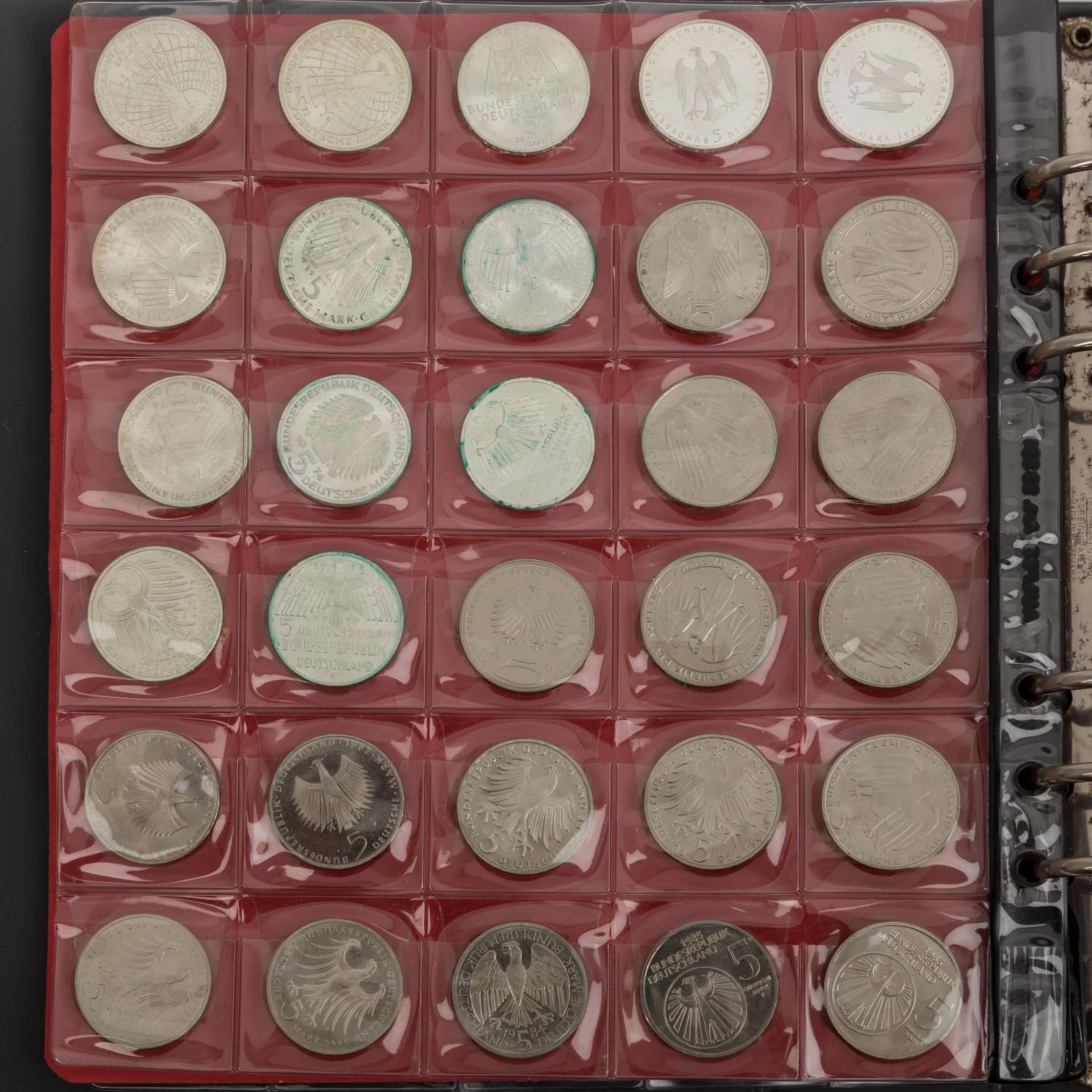 2 Münzalben mit überwiegend Österreich und BRD Silber,dazu 3 GOLDMÜNZEN Schweiz 20 Franken Vreneli - Bild 5 aus 14