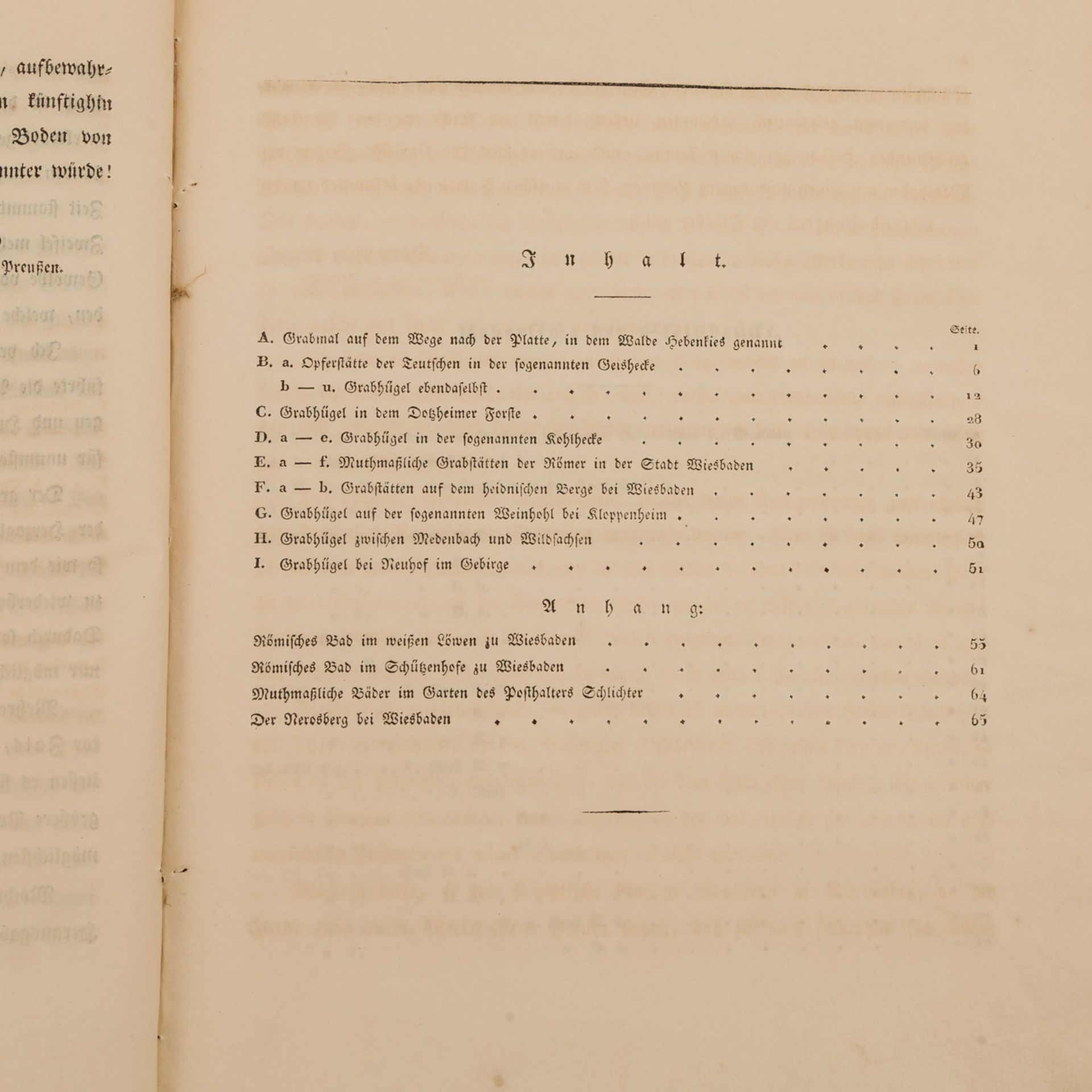 Buch von Wilhelm Dorow 1812Titel: Opferstätte und Grabhügel der Germanen und Römer am Rhein ( - Bild 4 aus 5