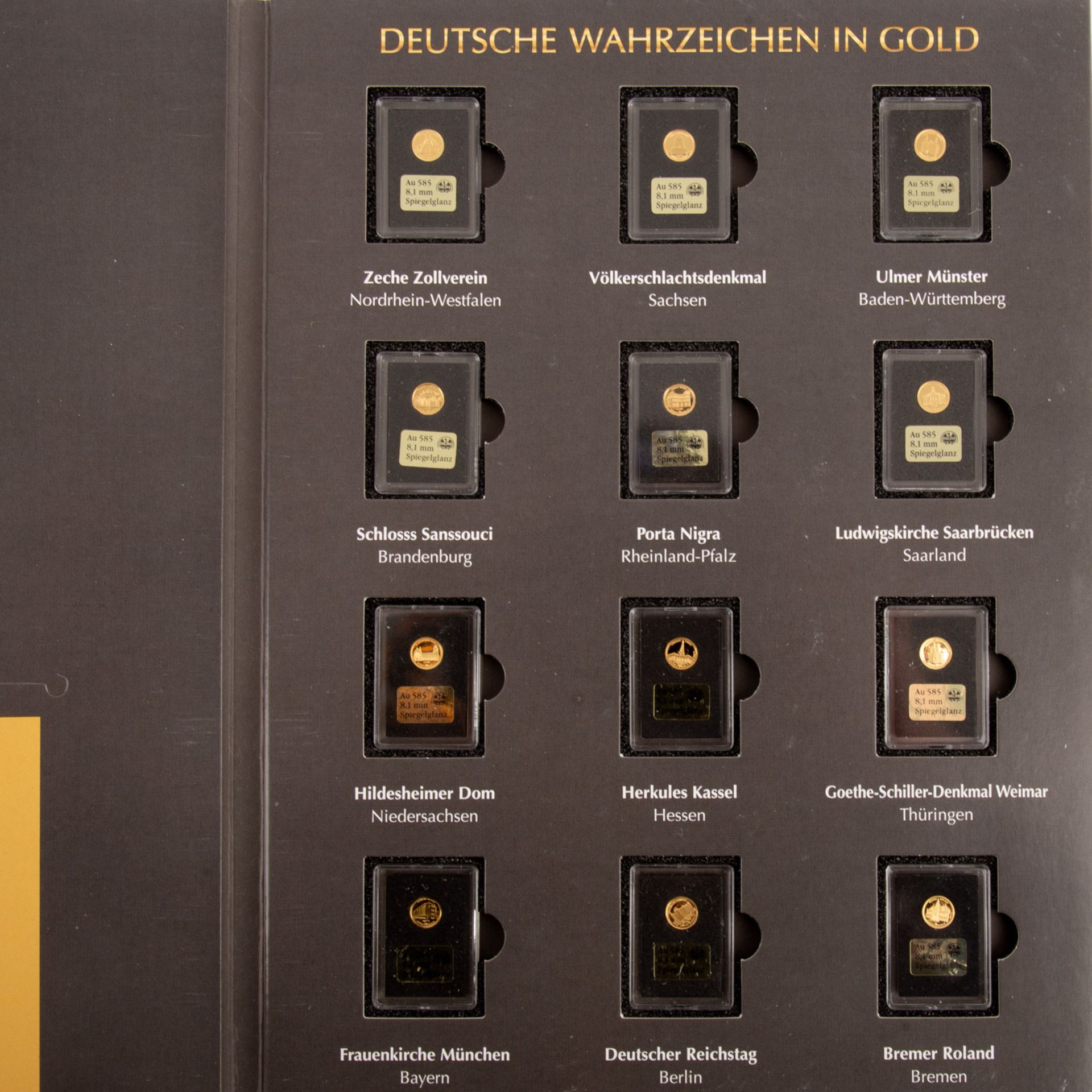 Deutschland in GOLD -2 x Gold-Set "Die Größten Deutschen in Gold" mit insg. 19 Goldmedaillen zu je - Bild 7 aus 7