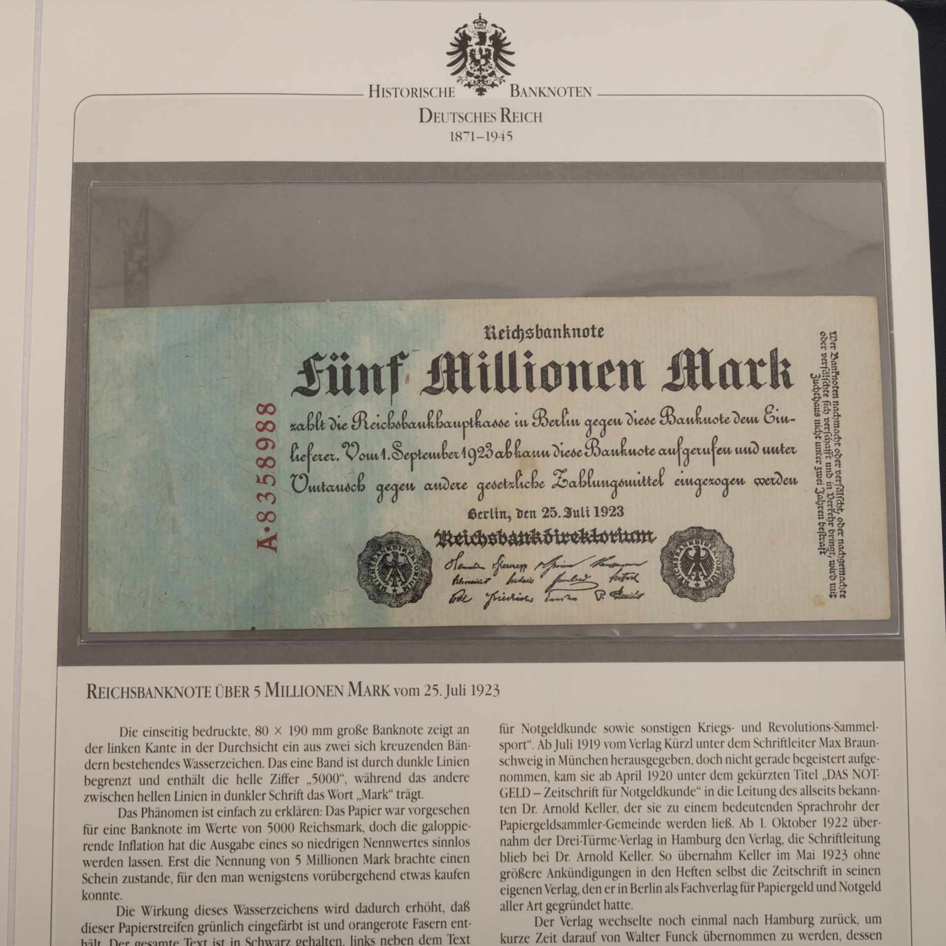 Ca. 80 Noten Deutschland,etwas bis Hochinflation, wenige Bessere wie z. B. Reichsbahndirektion - Bild 4 aus 10