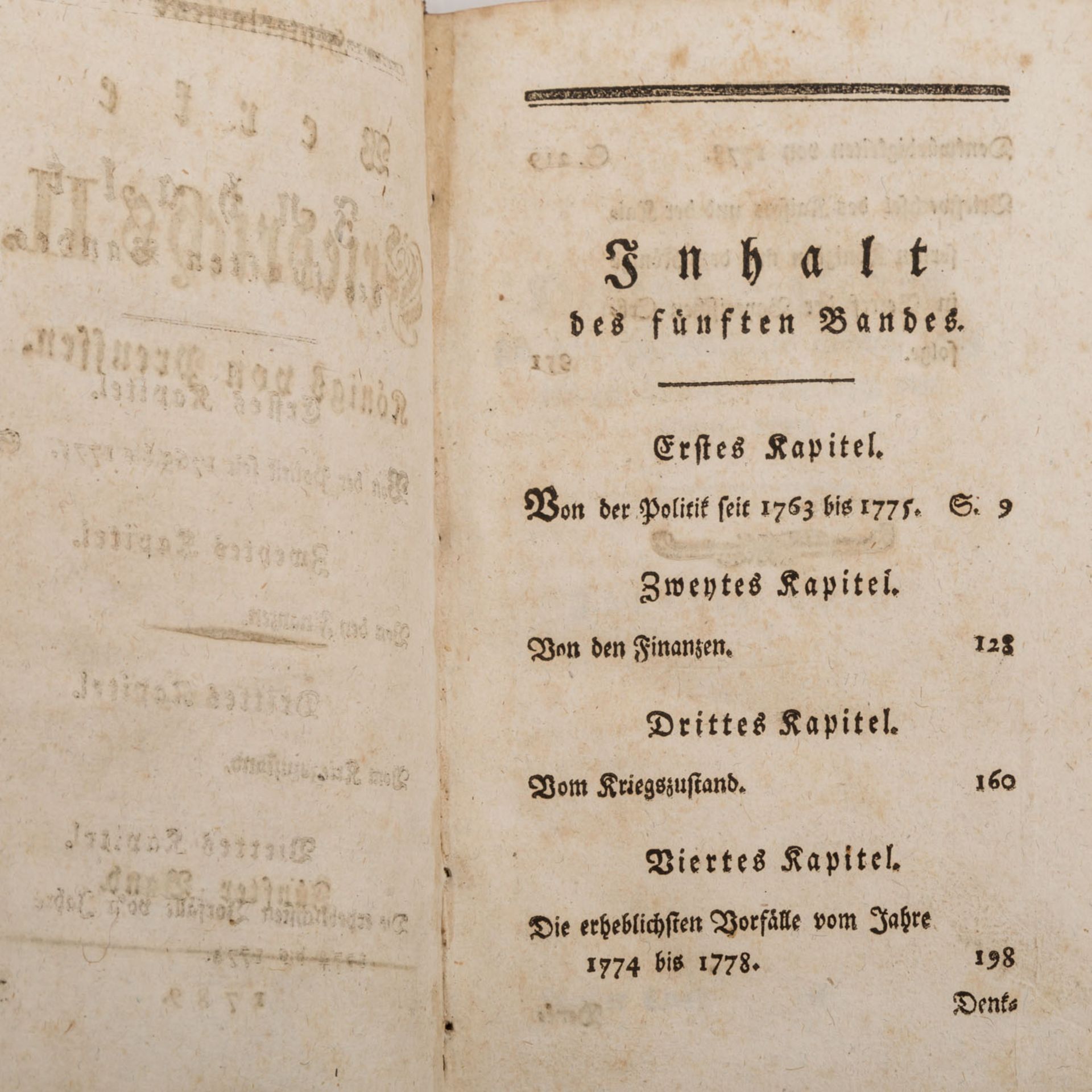 Hinterlassene Werke Friedrichs II.König von Preußen, 7 Bände (1, 5, 6, 10, 11, 13, 15), 1789, - Bild 4 aus 4