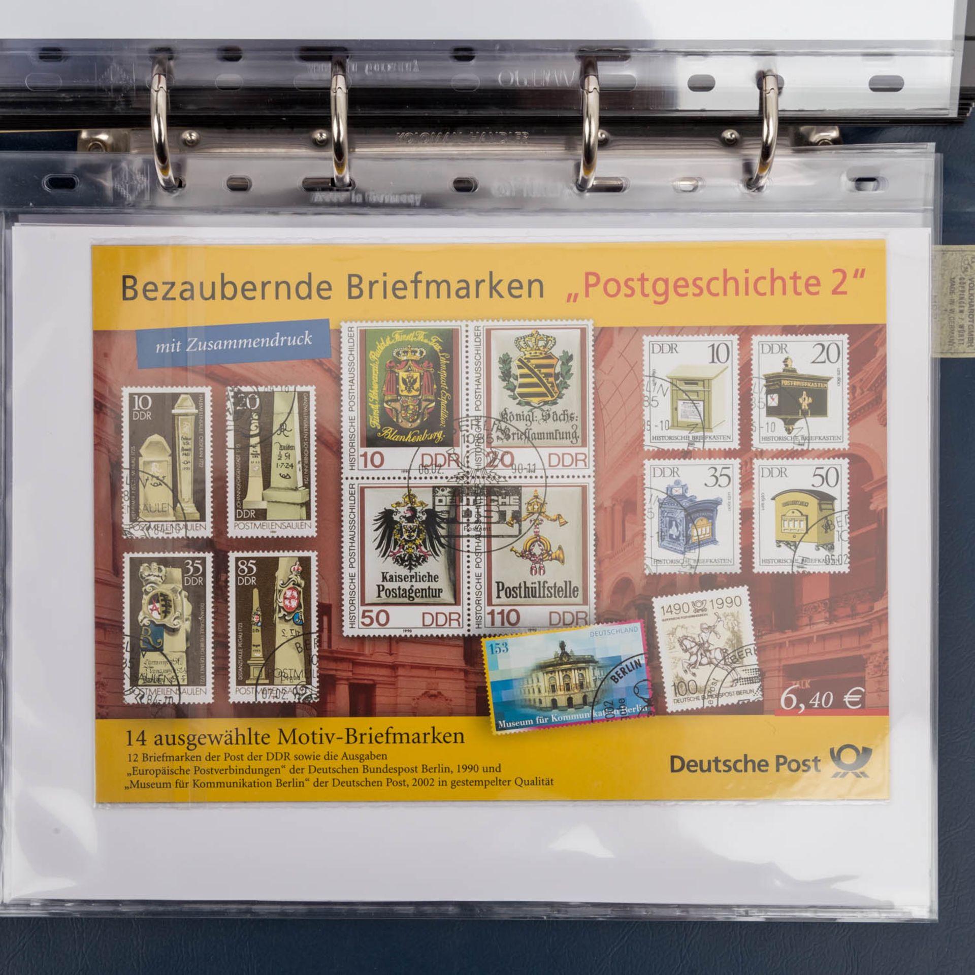 BRD, DDRSchöner Frankaturposten von 600€, in 5 Alben, dabei noch DDR Blöcke und KlemmbinderFRG, - Bild 10 aus 12