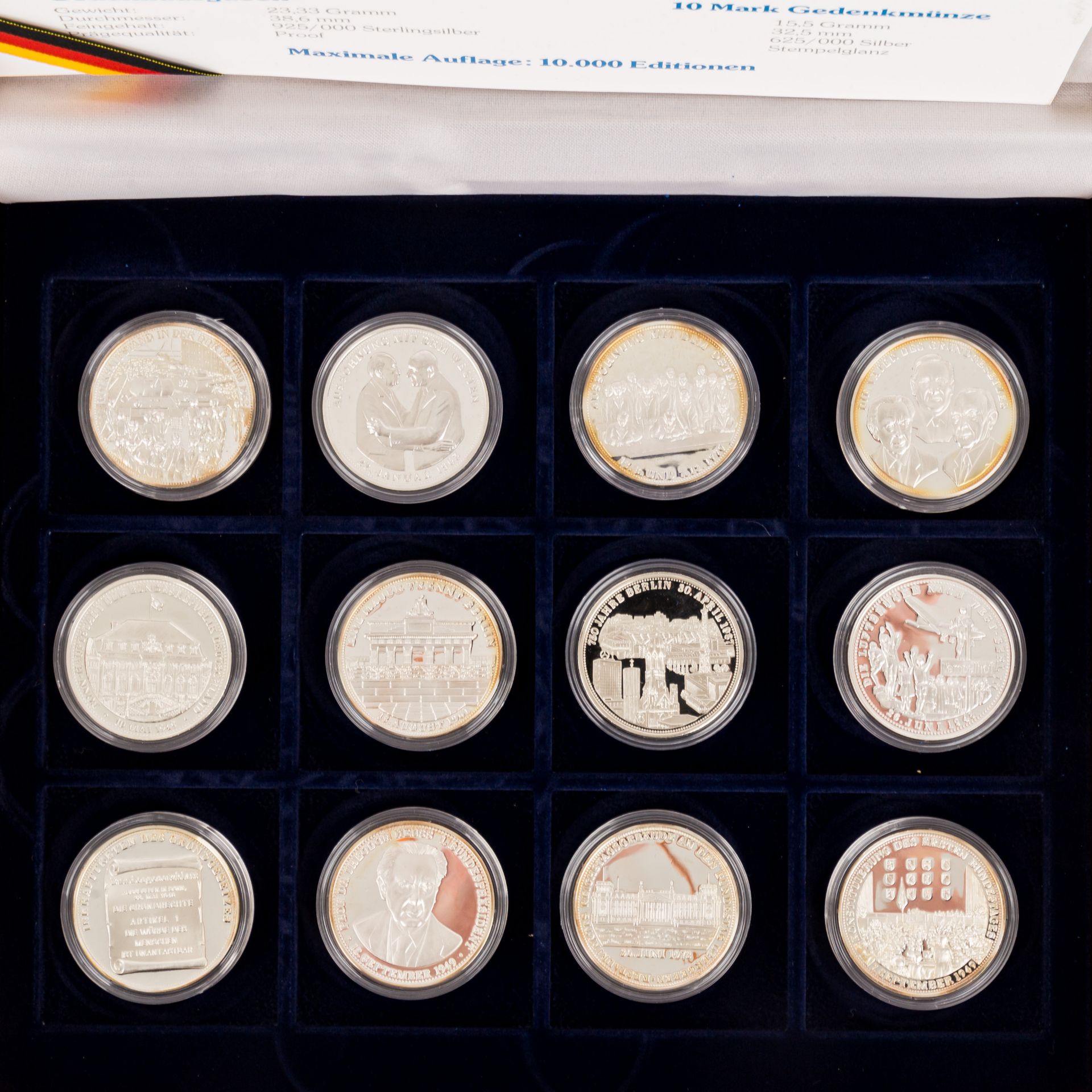 Münzen und Medaillen, BRD Gedenkmünzen,Österreich Schillinge, Medaillen 40 Jahre BRD fast nahezu 500 - Bild 2 aus 12