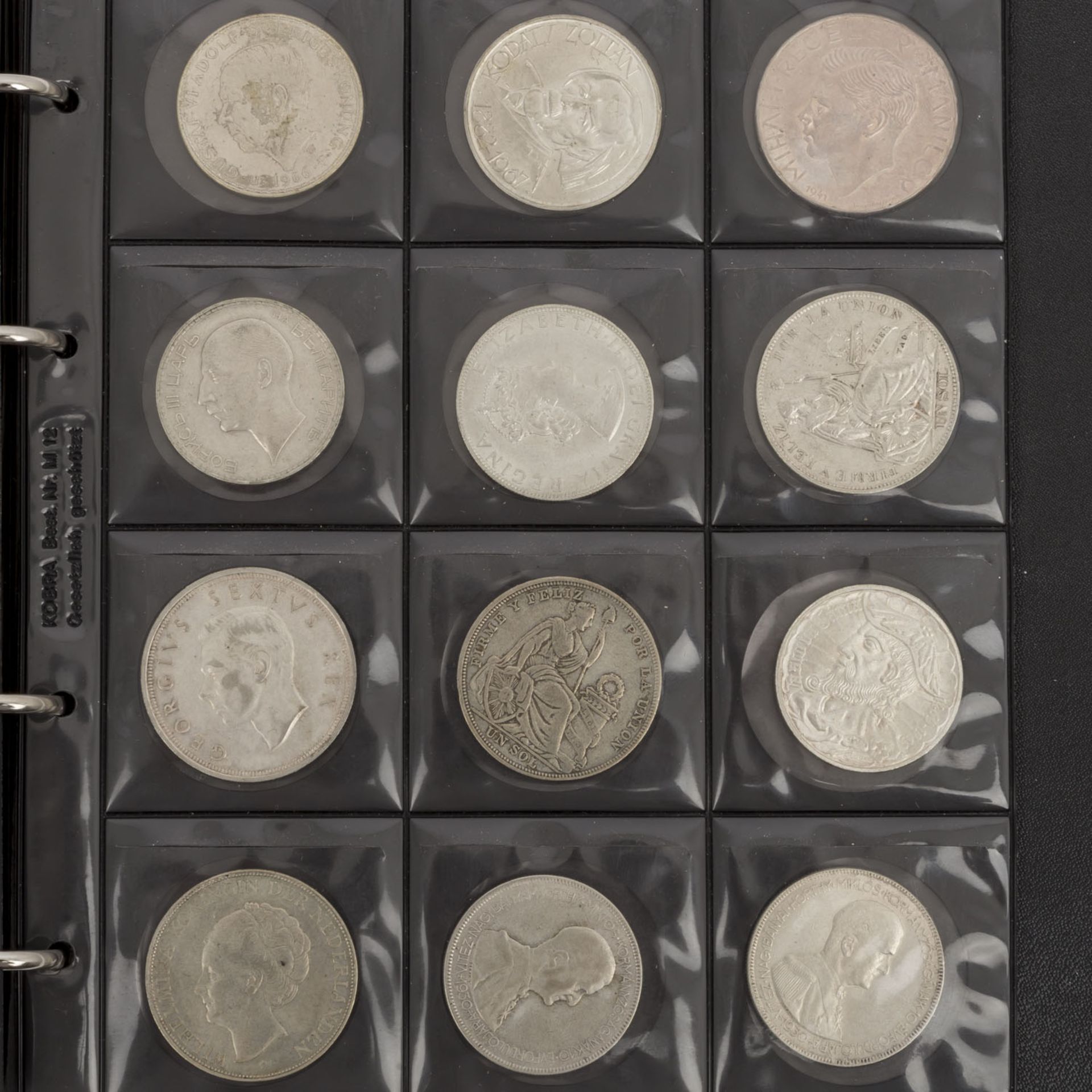 Welt-Sammlung Album,ab Kleinmünzen, dabei auch Silber, wie z. B. 5 S. Südafrika, am besten - Bild 2 aus 5