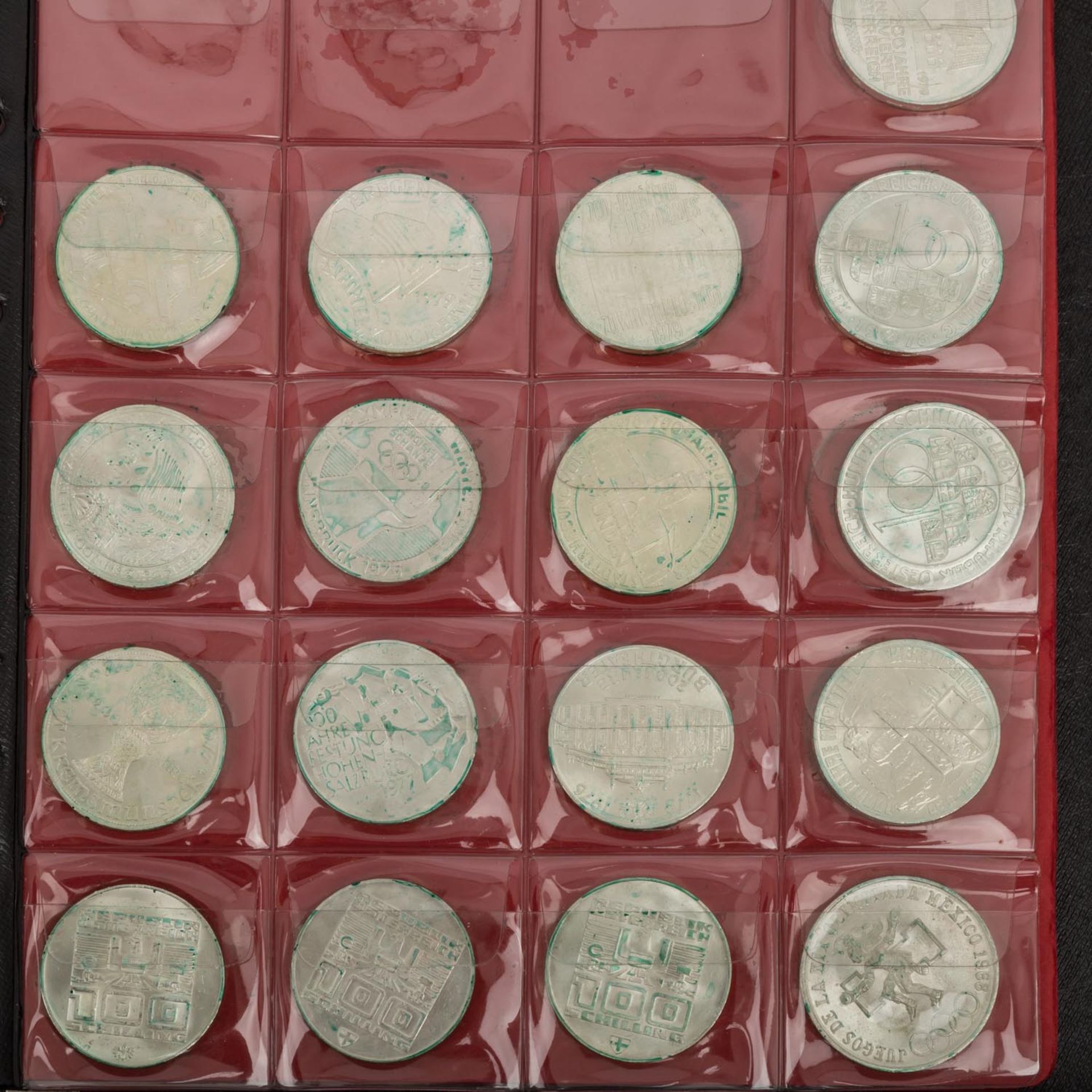 2 Münzalben mit überwiegend Österreich und BRD Silber,dazu 3 GOLDMÜNZEN Schweiz 20 Franken Vreneli - Bild 13 aus 14