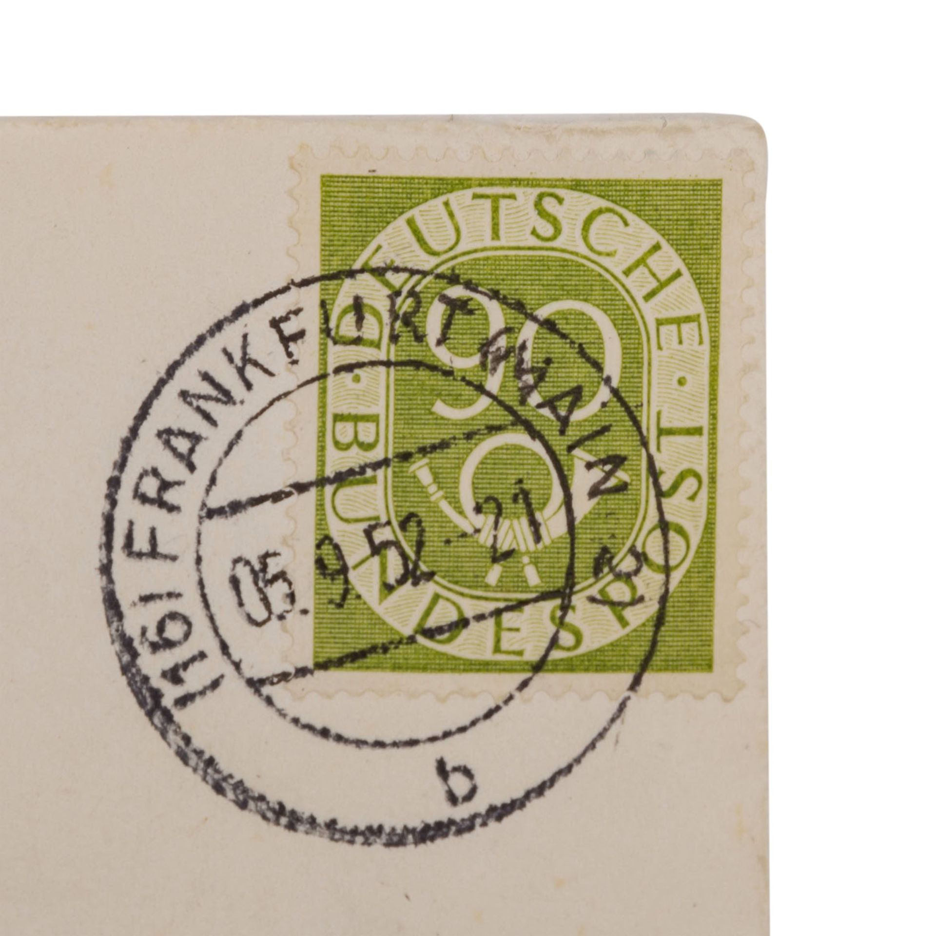 Deutschland nach 1945 - 17 Loskarten eines anderen Auktionshauses,mit Umschlägen, Karten, dabei - Bild 5 aus 5