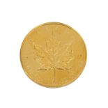 Kanada Gold - 50 Dollars 1988,1 Unze fein, minimale Prägeschwäche und Fingerabdruck.Canada Gold - 50