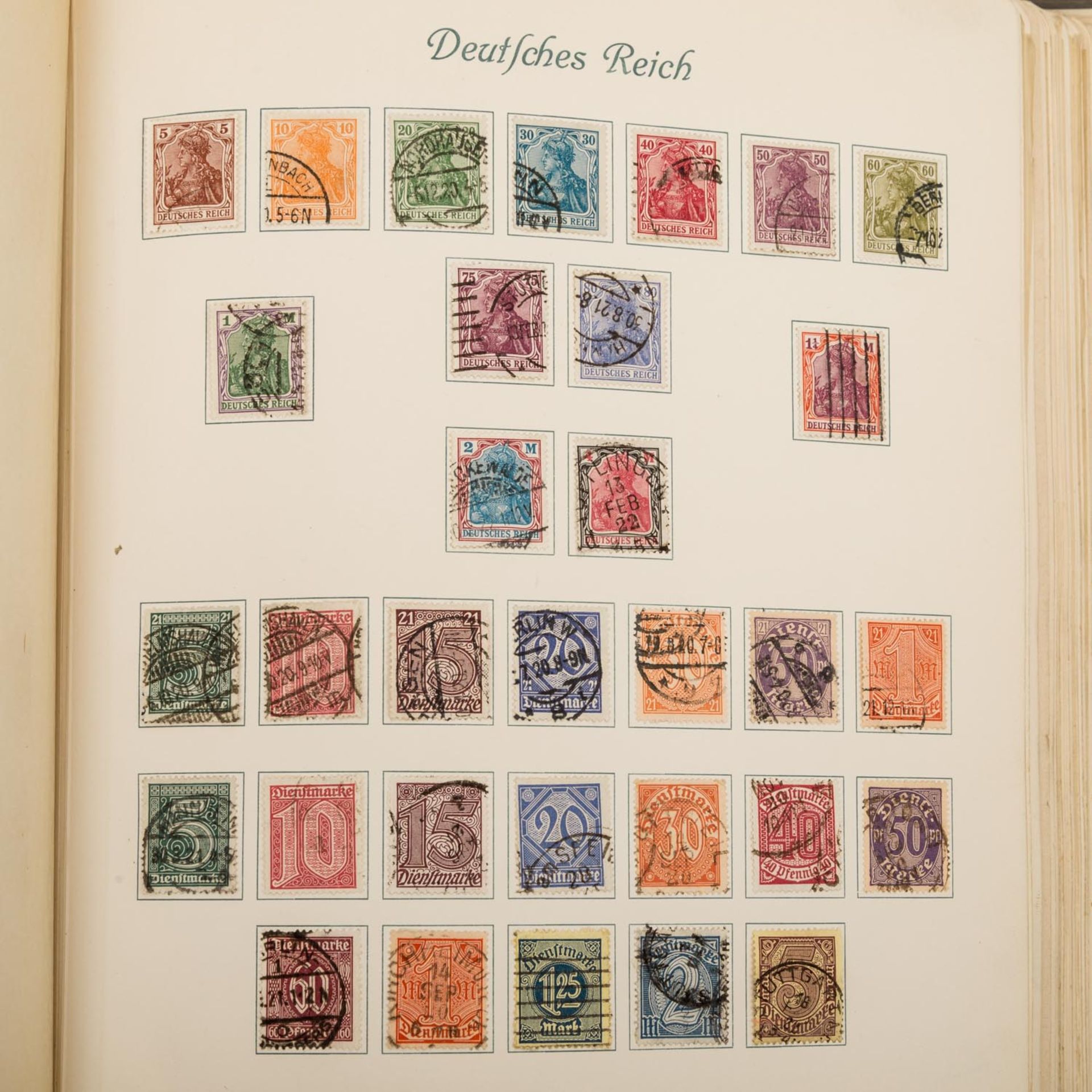 EUROPAsehr gehaltsvolle Sammlung in vier alten Borek Klemmbindern. Größtenteils Falzmarken wie - Bild 2 aus 15