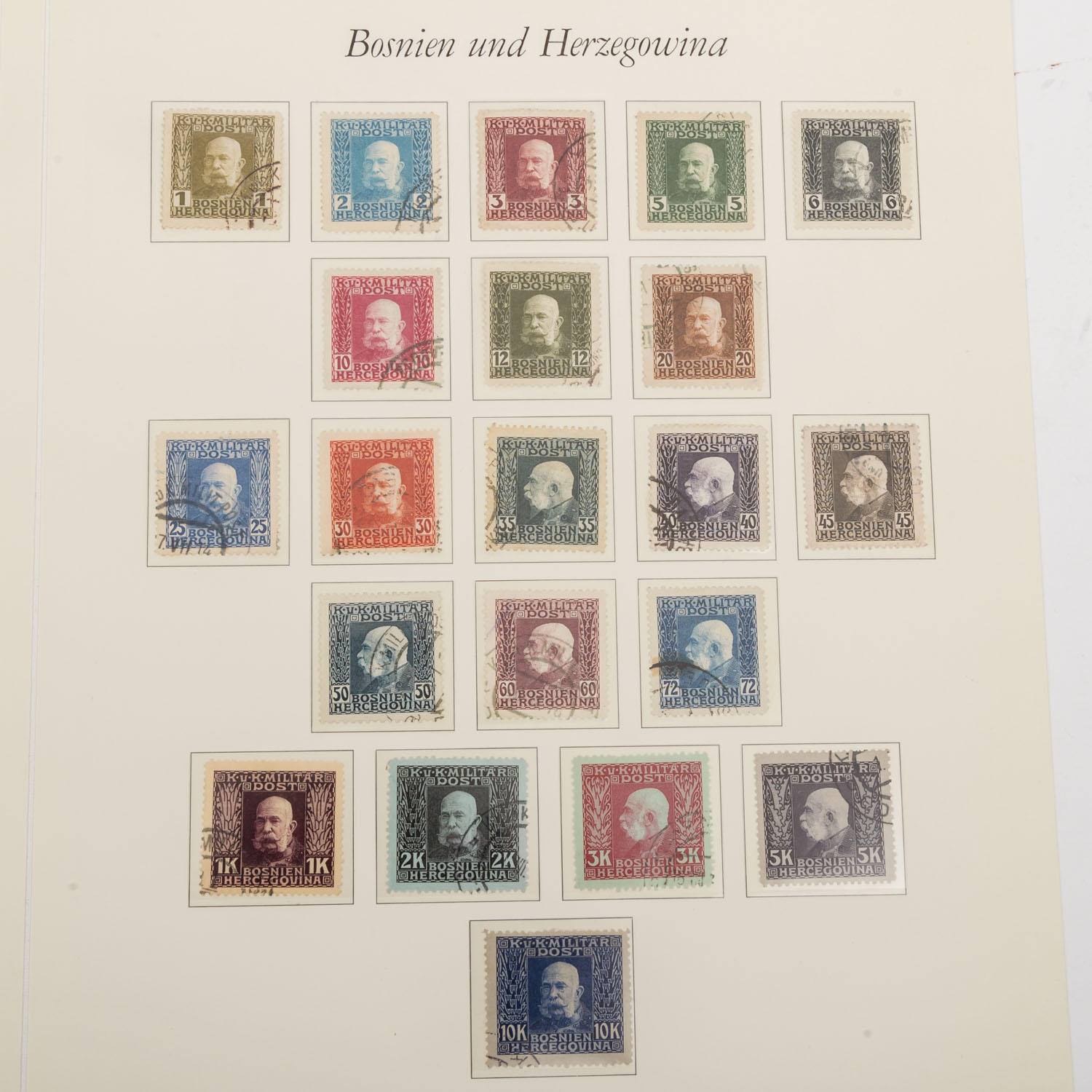 Bosnien-Herzegowina - Sammlung ex. 1878/1916,ausser in den Anfängen augenscheinlich komplette und - Image 5 of 6