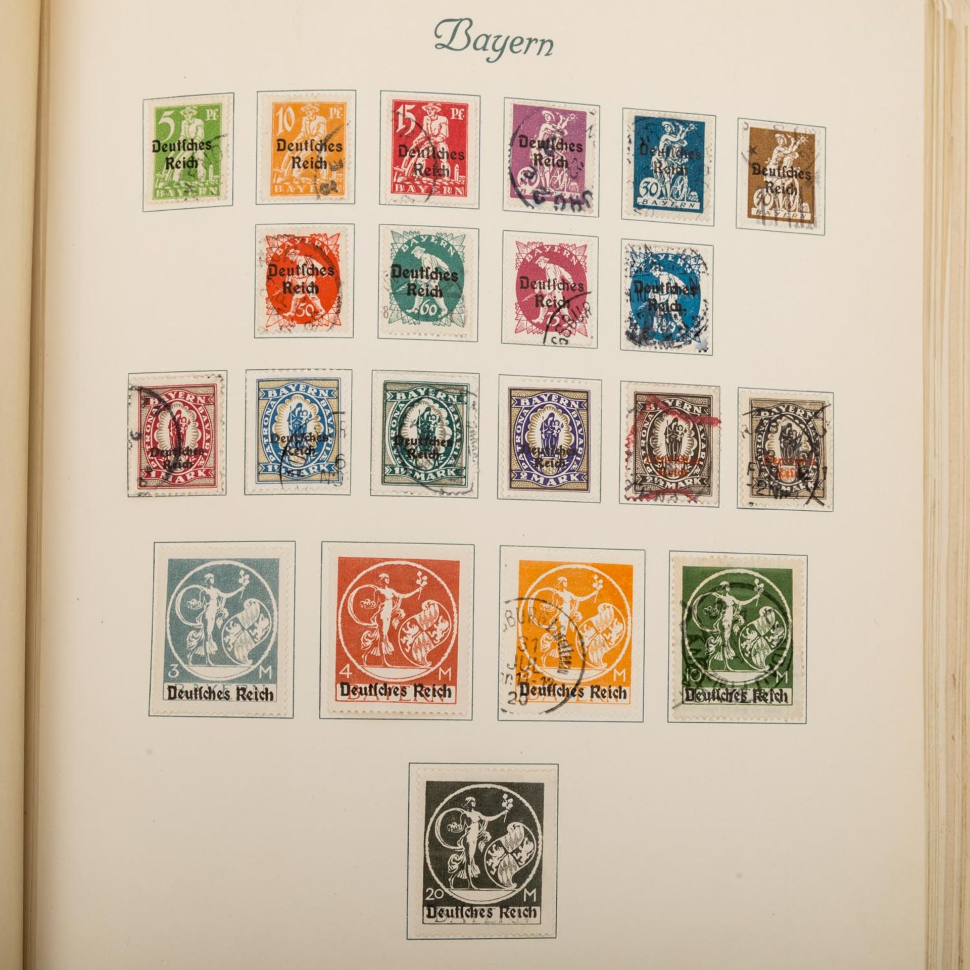 EUROPAsehr gehaltsvolle Sammlung in vier alten Borek Klemmbindern. Größtenteils Falzmarken wie - Bild 11 aus 15