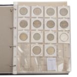 DDR Sammlung - Mit 123 Hauptausgaben ex 1966/90, dazu14 doppelte Münzen, mit den gesuchten Münzen,