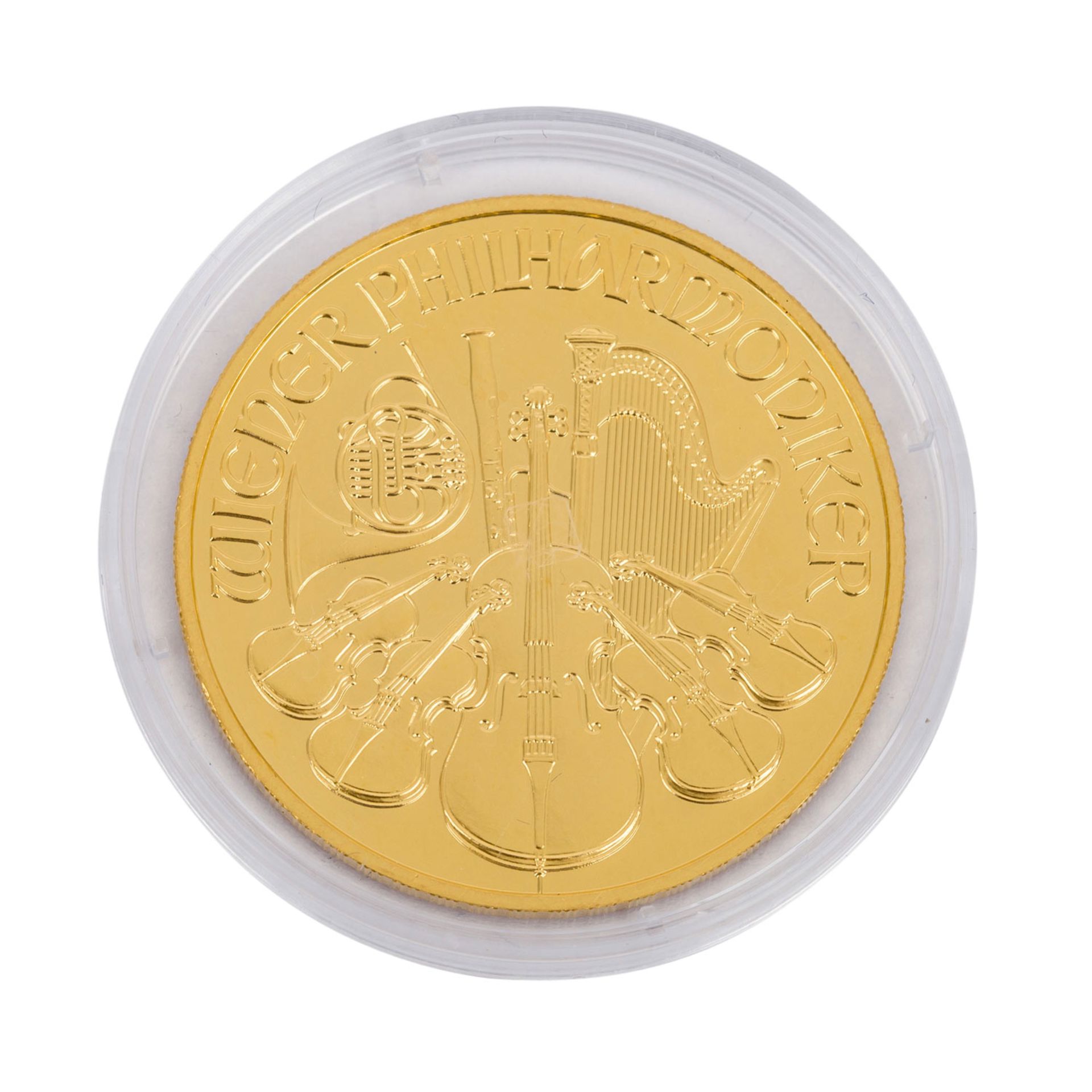 Gold / Österreich - 100 Euro Wiener Philharmoniker 2011,1 Unze Gold. st.Gold / Austria - 100 Euro - Bild 2 aus 2