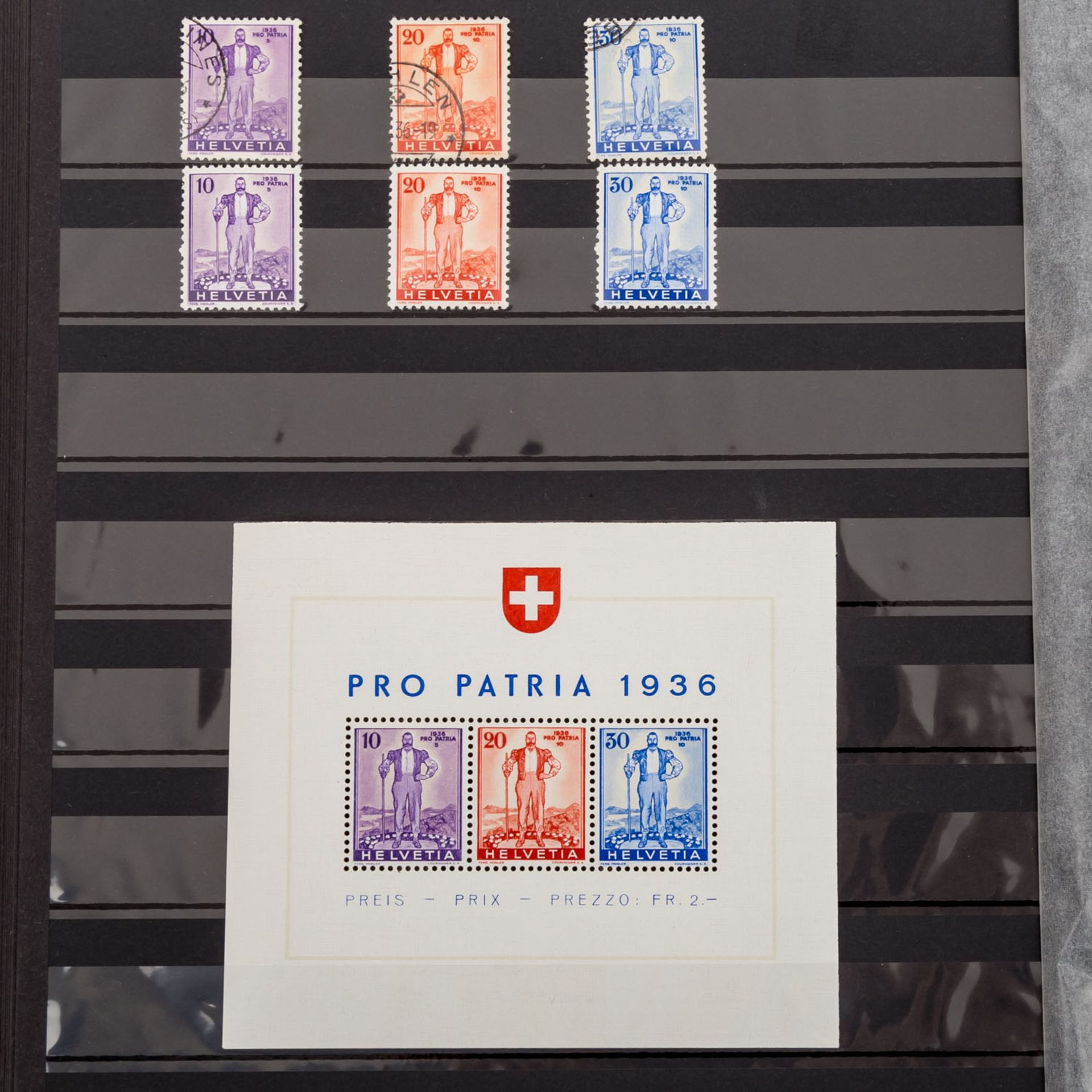 Schweiz - Sammlung Pro Patria und Pro Juventute ab 1912,ungebraucht (meist postfrisch) und - Bild 5 aus 7