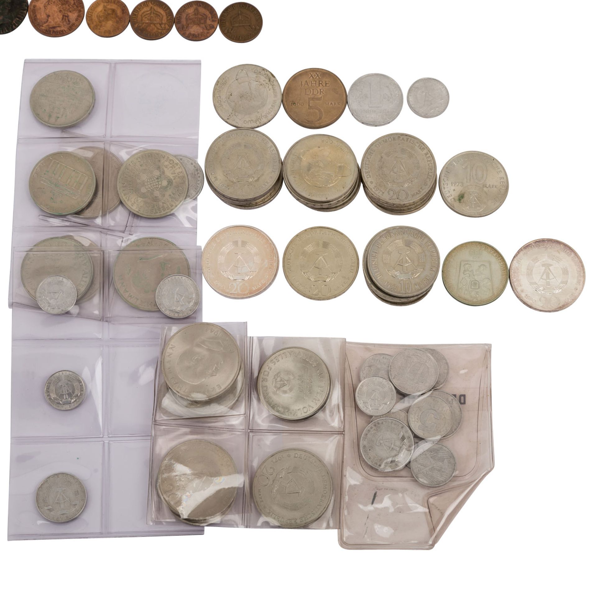Gemischtes Lot mit Notgeld und historischen Kleinmünzen, - Bild 9 aus 10