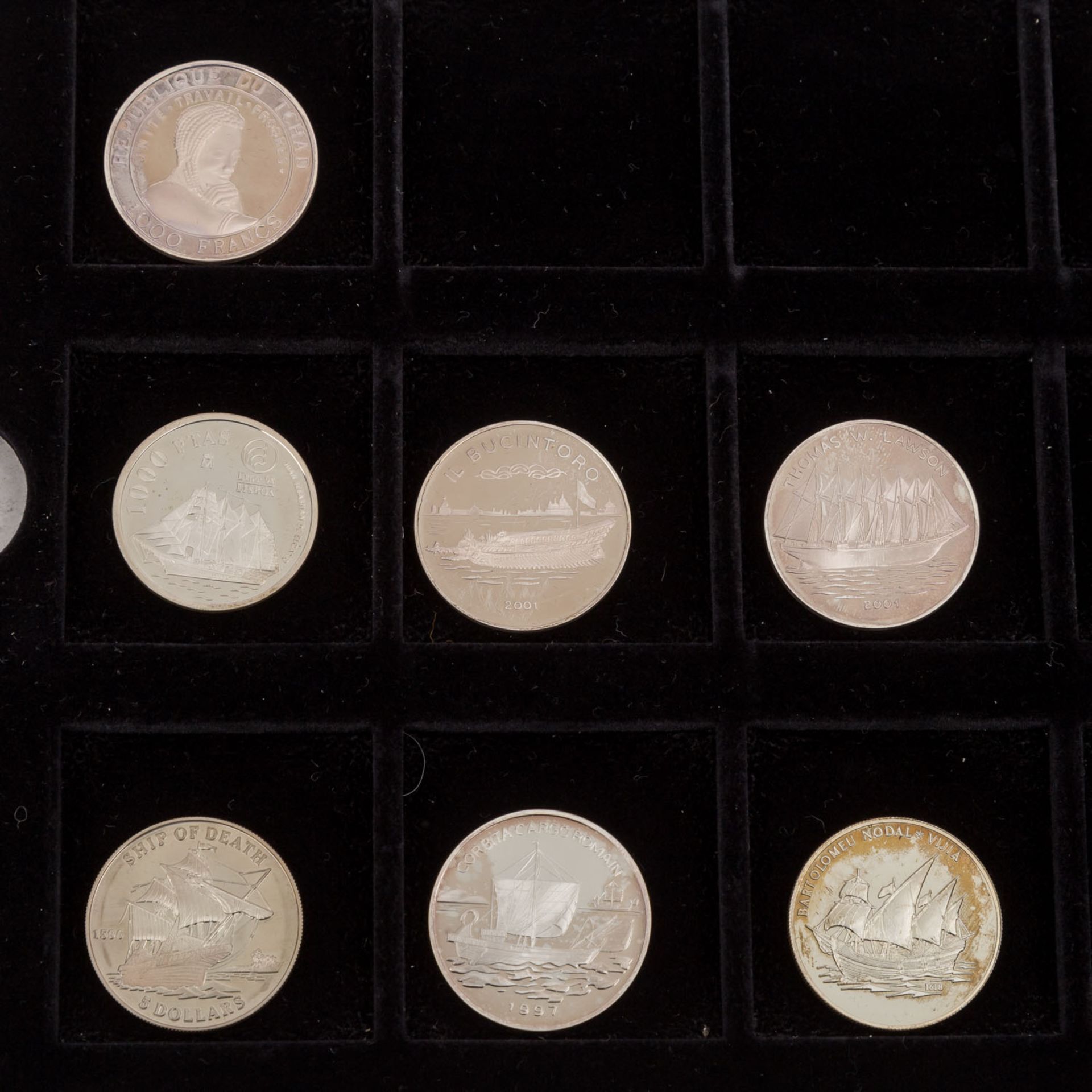 Seefahrt - 67 thematische Münzen aus den späten 1990er Jahren, - Bild 2 aus 7