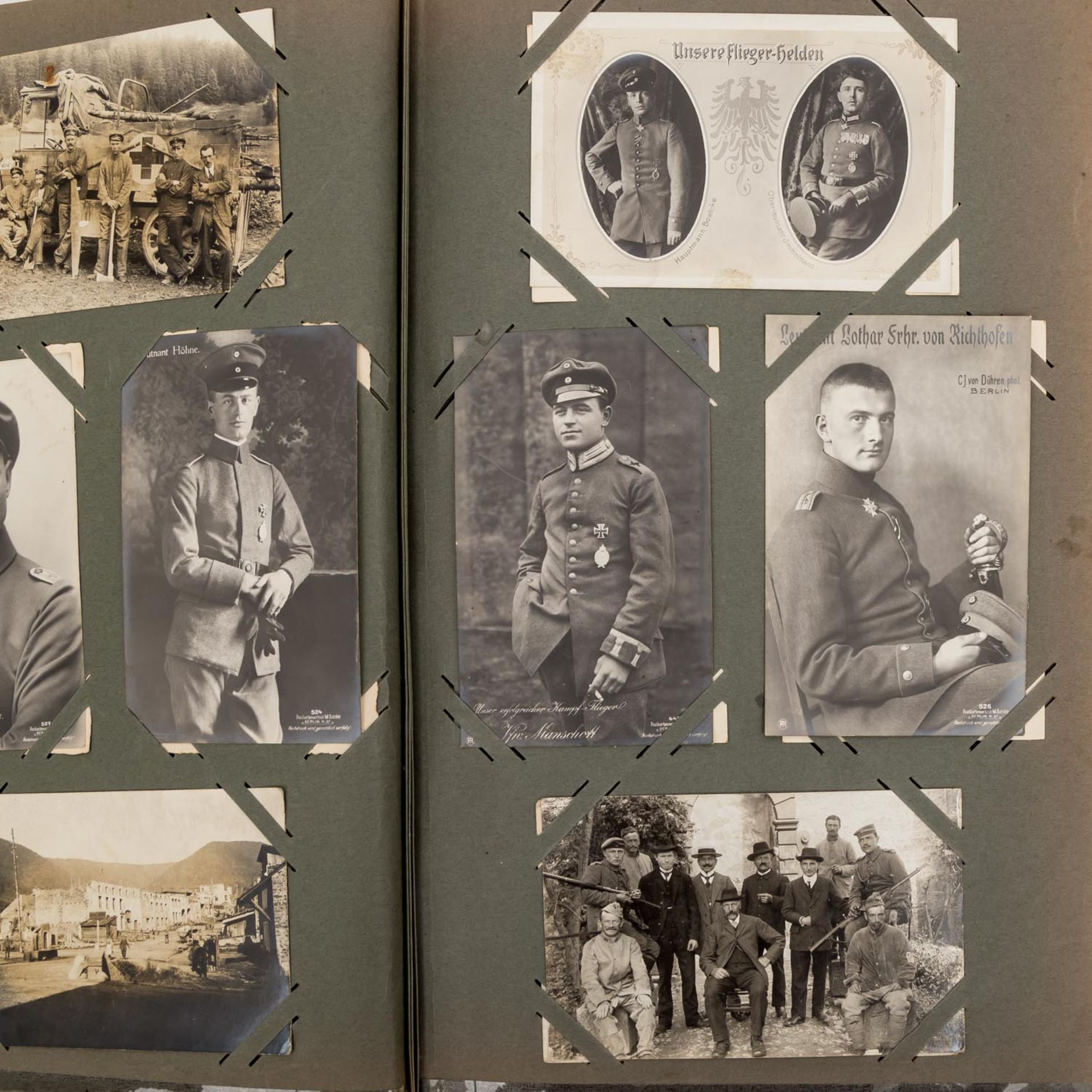 Deutsches Reich WK I - Foto- und Postkartenalbum mit - Bild 2 aus 5