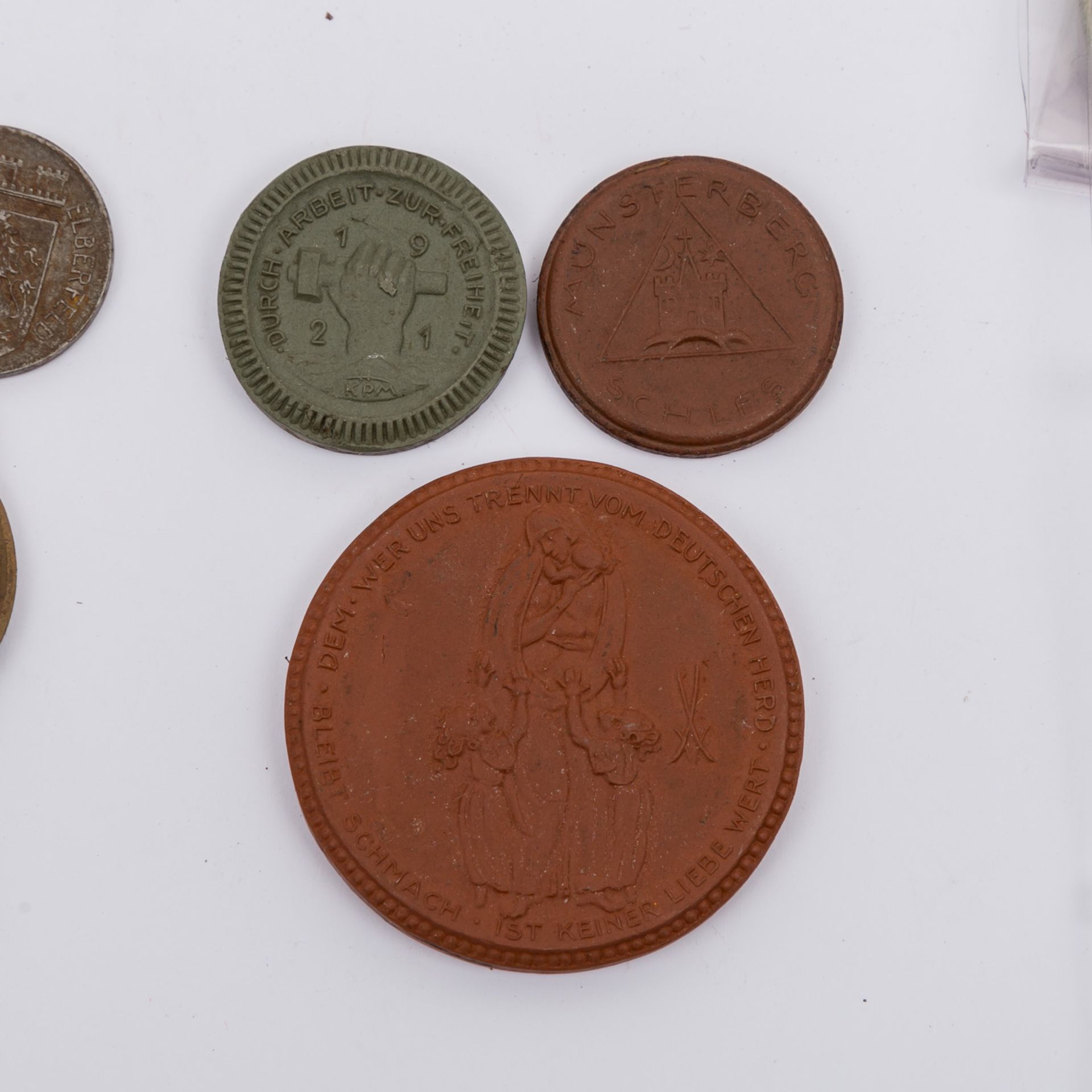 Gemischtes Lot mit Notgeld und historischen Kleinmünzen, - Bild 8 aus 10